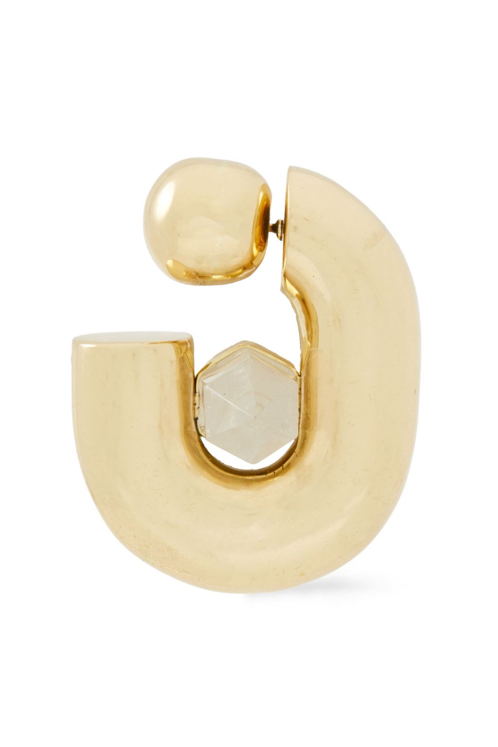 CORNELIA WEBB Gold-tone quartz earrings