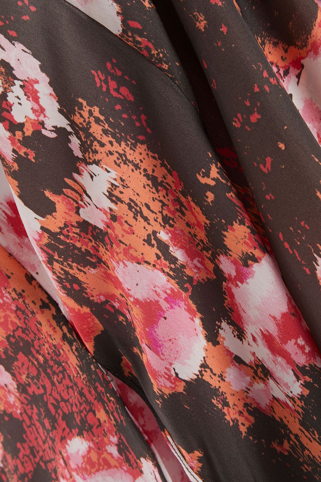ENZA COSTA Printed cupro-voile midi slip dress