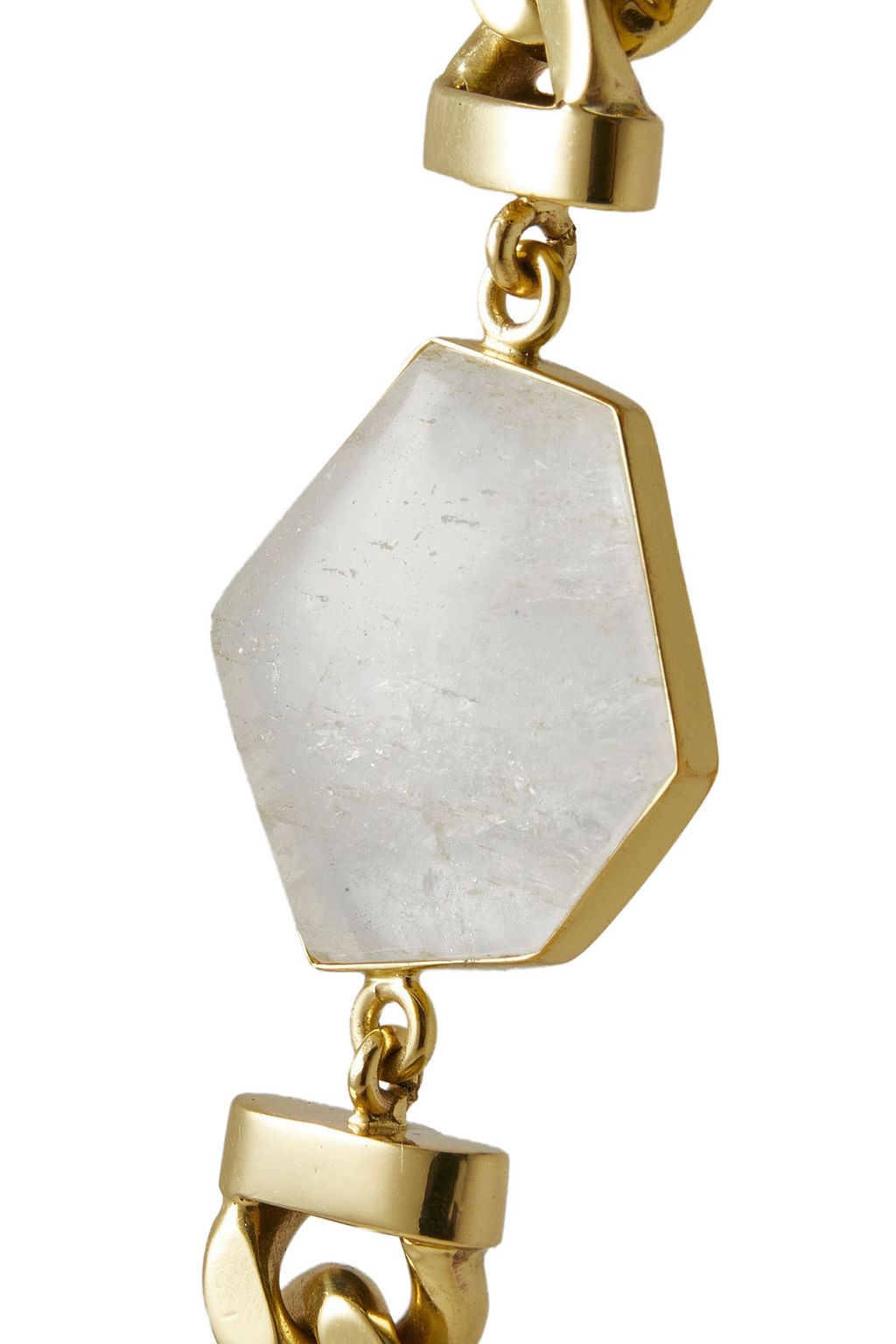 CORNELIA WEBB Gold-tone quartz necklace