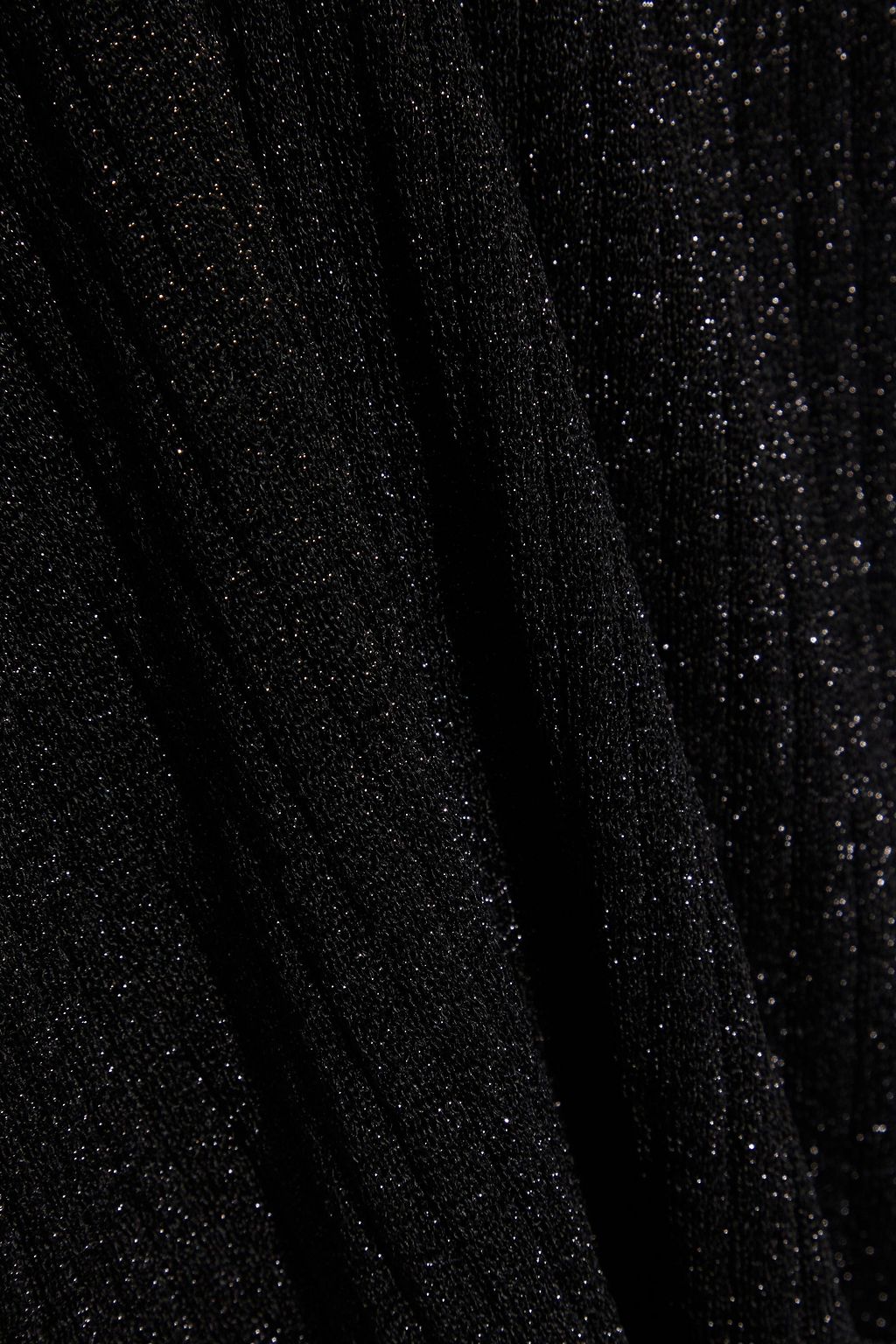 M MISSONI Metallic ribbed-knit mini dress