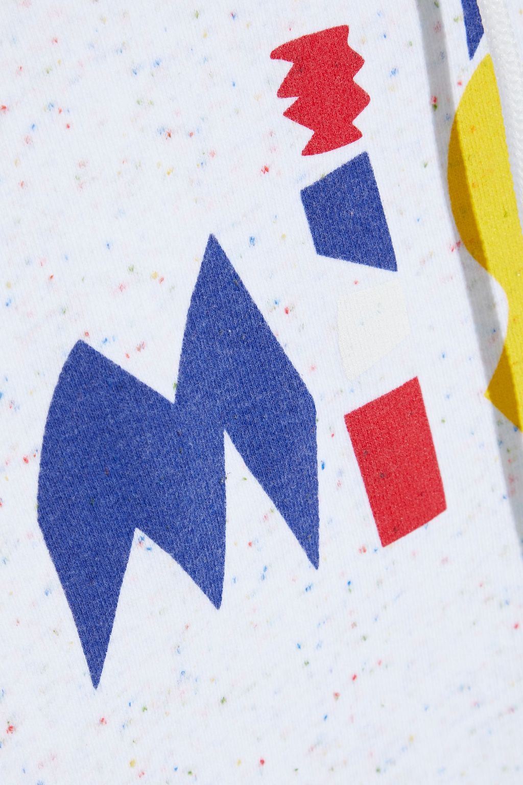M MISSONI Printed donegal French cotton-blend terry hoodie