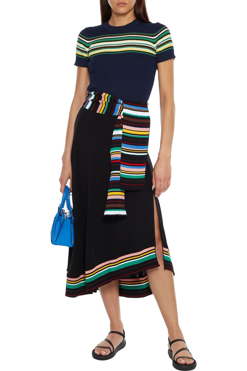 M MISSONI Striped cotton top