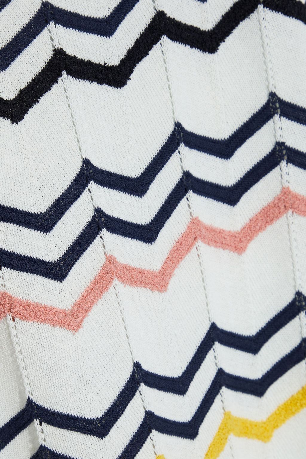 M MISSONI Striped dégradé cotton-blend midi dress