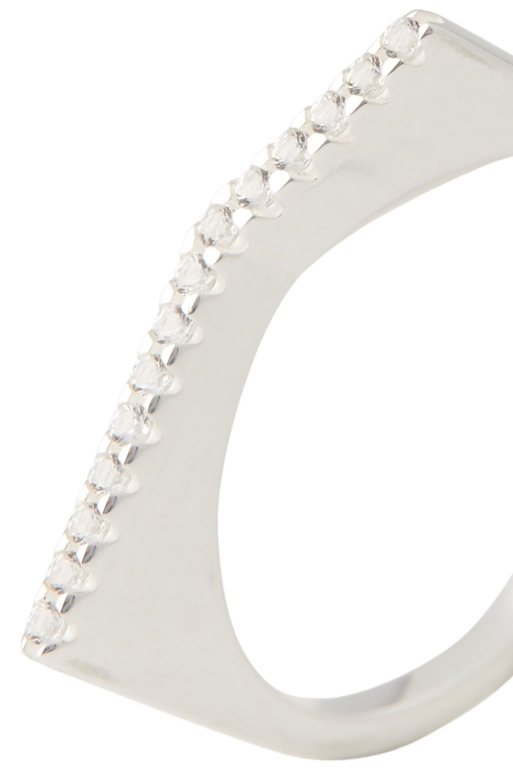 CORNELIA WEBB Recycled sterling silver siamite ring