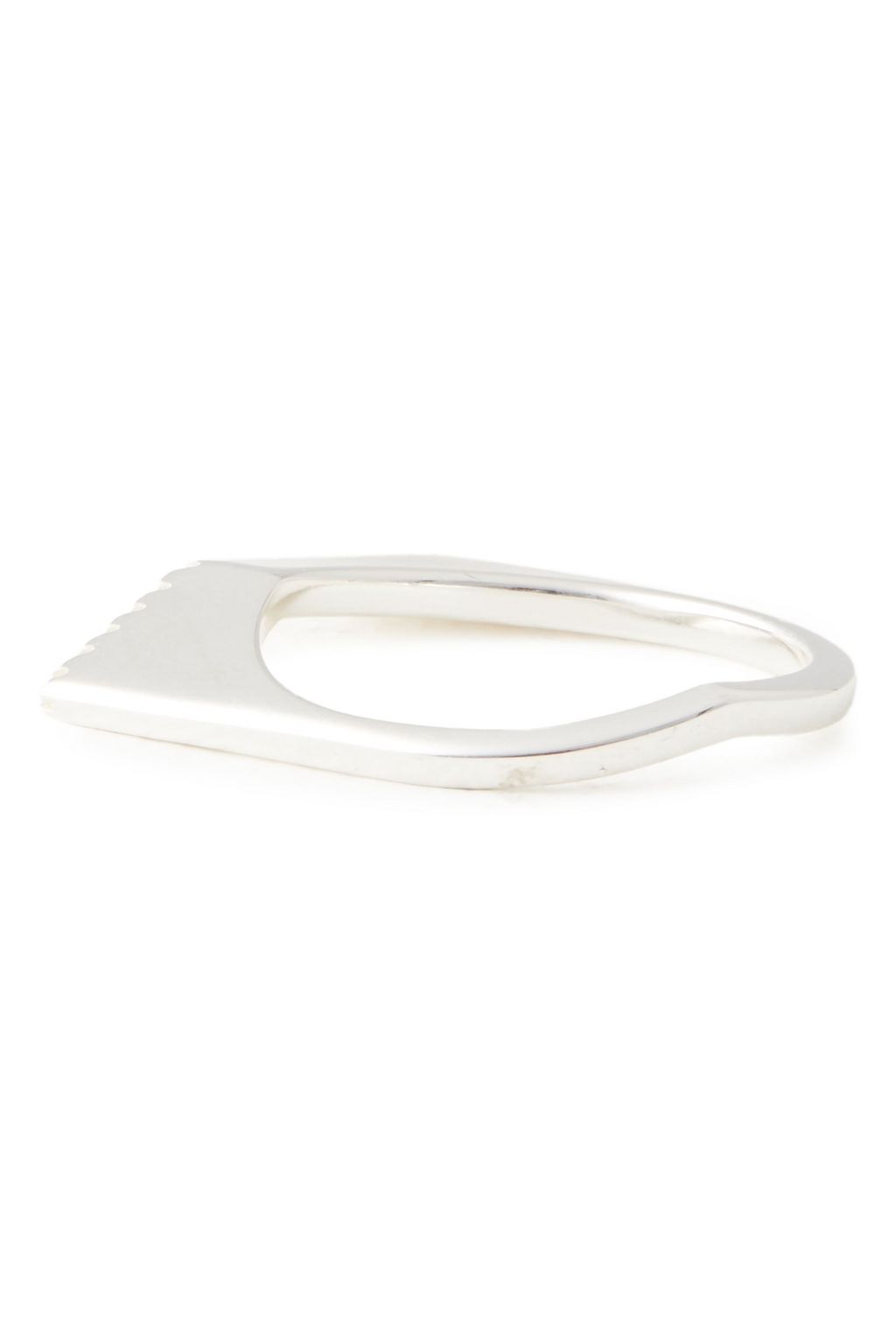 CORNELIA WEBB Recycled sterling silver siamite ring