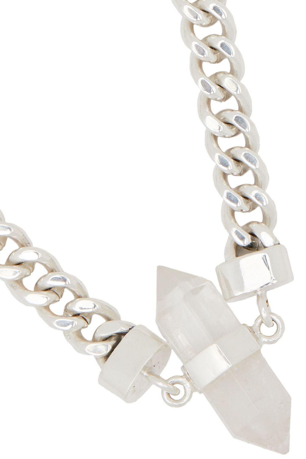 CORNELIA WEBB Gold-tone quartz necklace