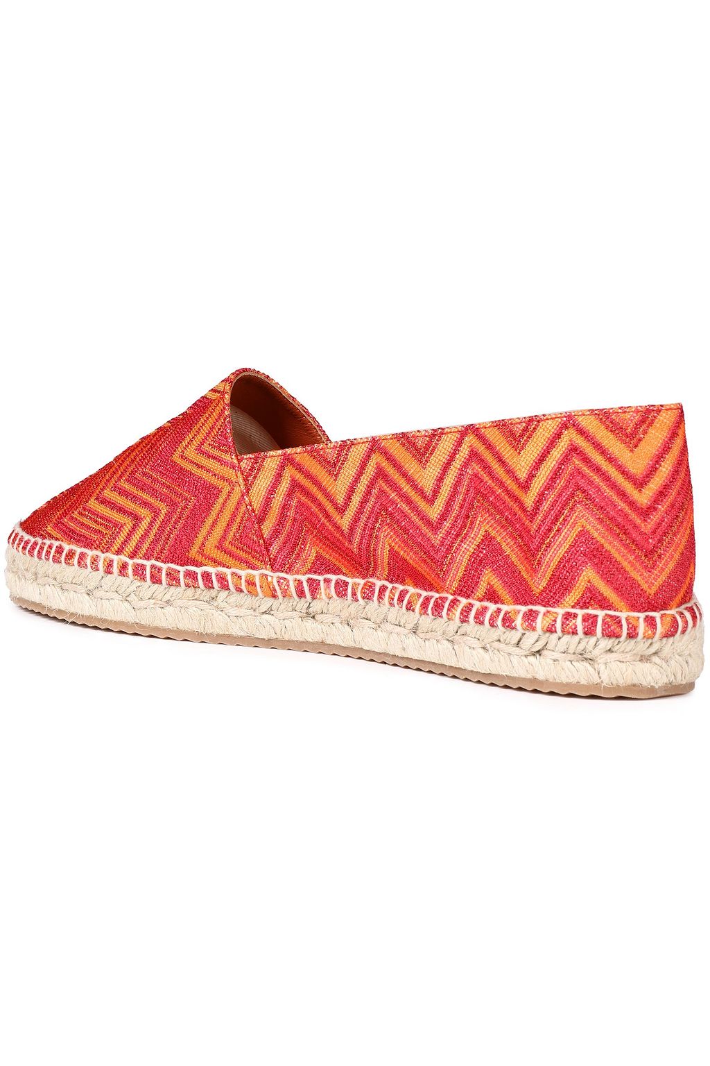 MISSONI Metallic crochet-knit espadrilles