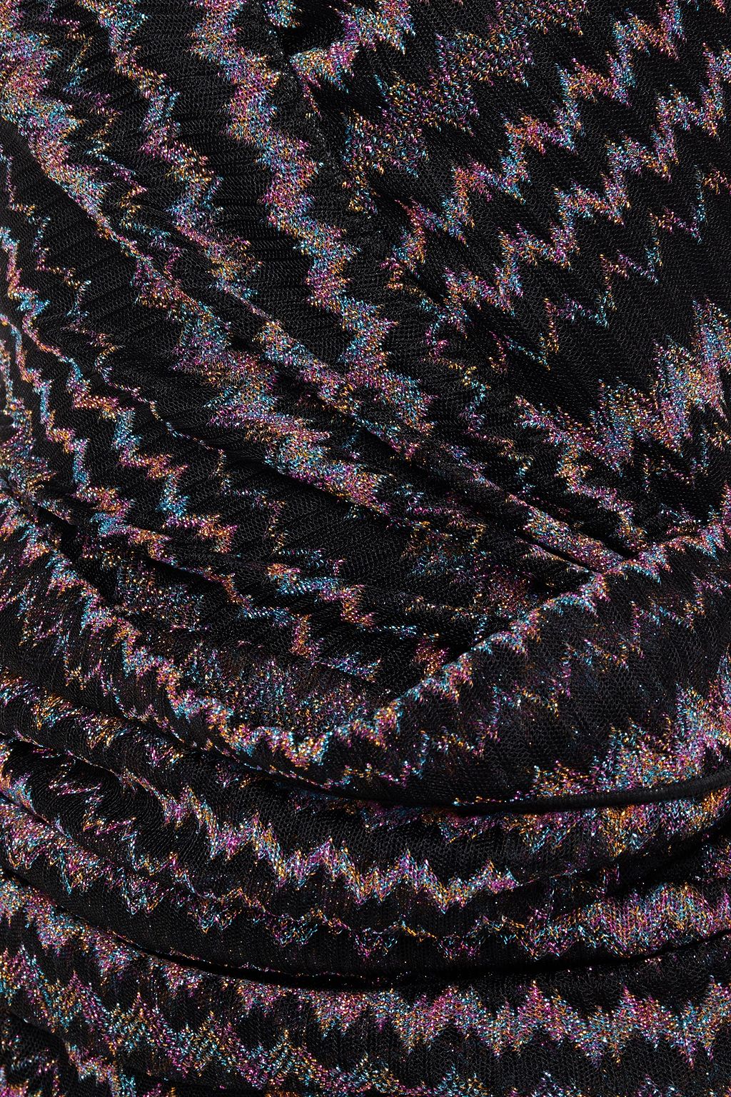 MISSONI MARE Mare metallic crochet-knit halterneck swimsuit