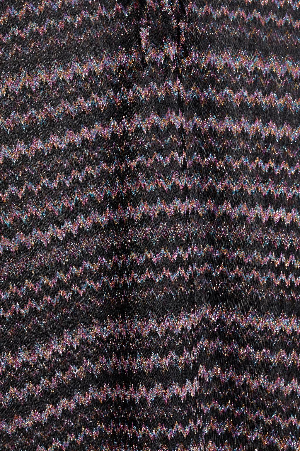 MISSONI MARE Metallic crochet-knit coverup