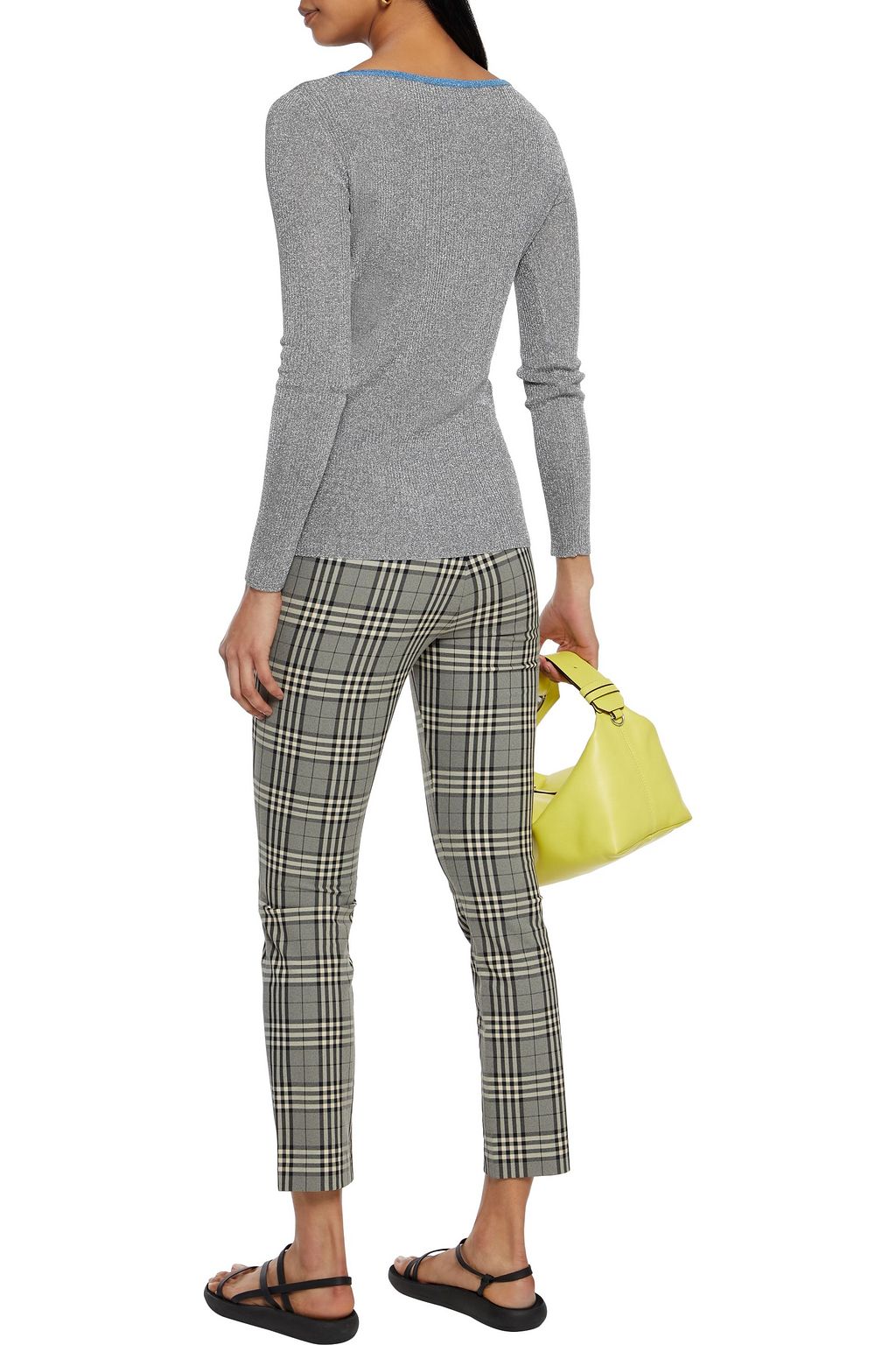 M MISSONI Metallic ribbed-knit sweater