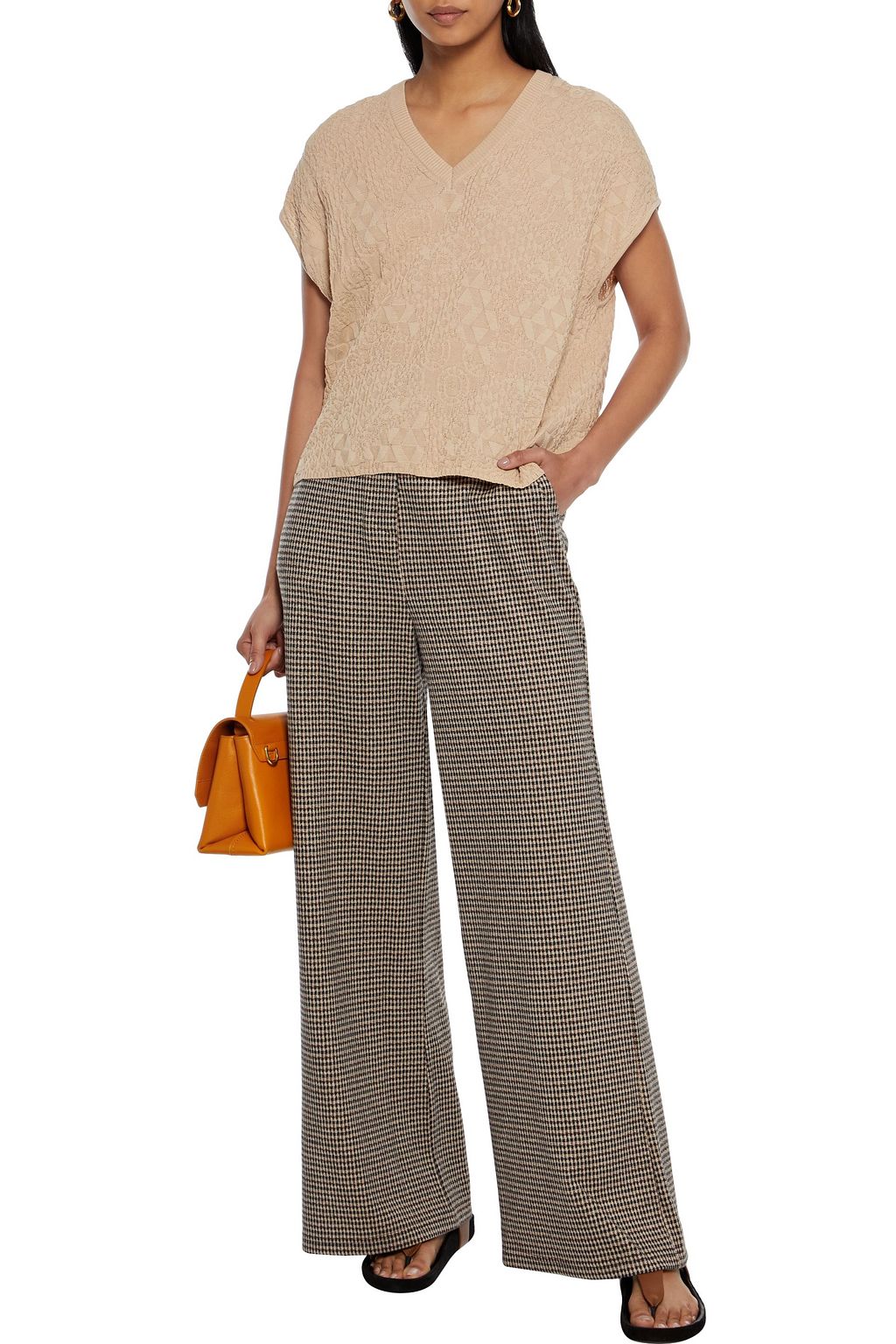 M MISSONI Jacquard-knit cotton top