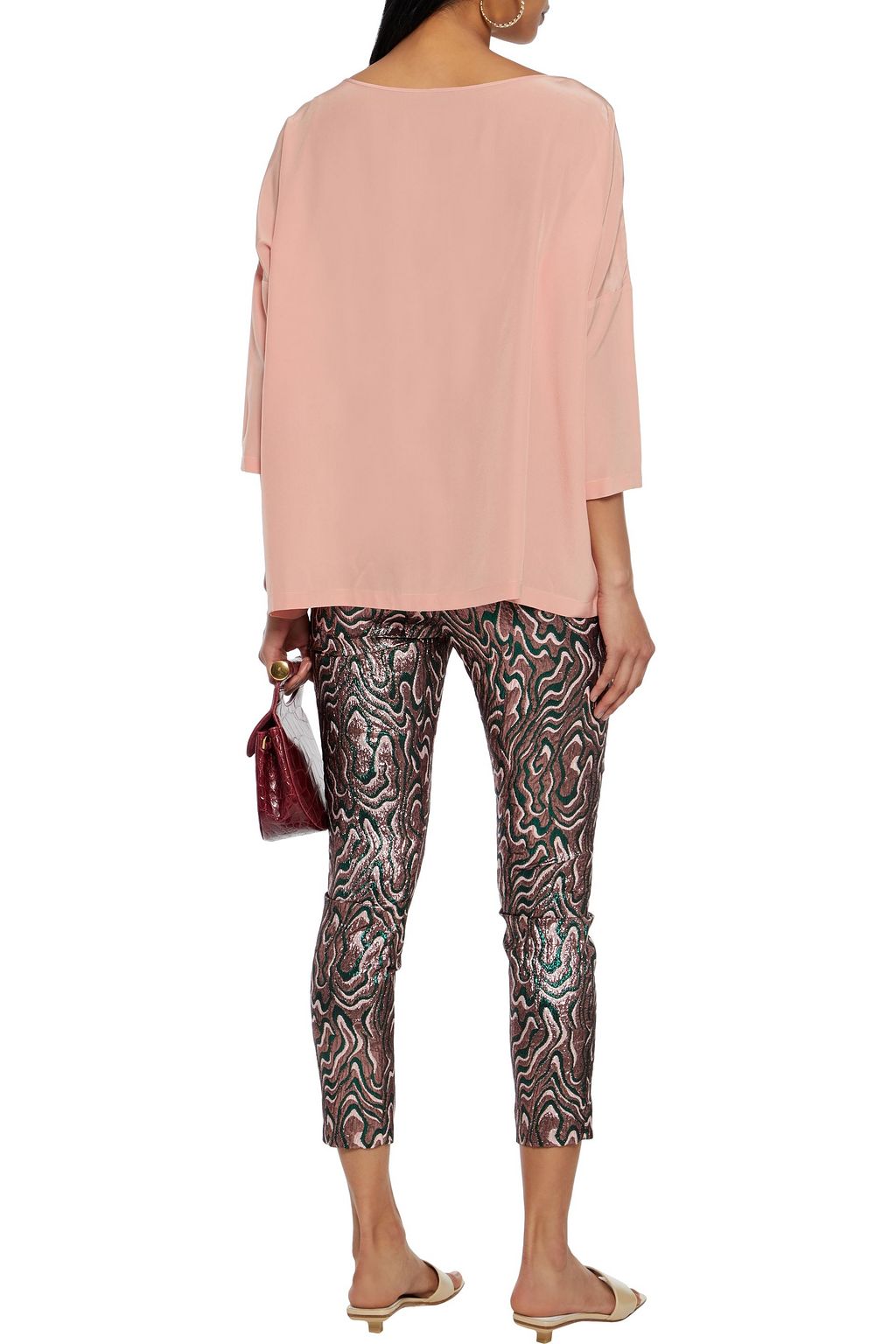 M MISSONI Silk crepe de chine blouse