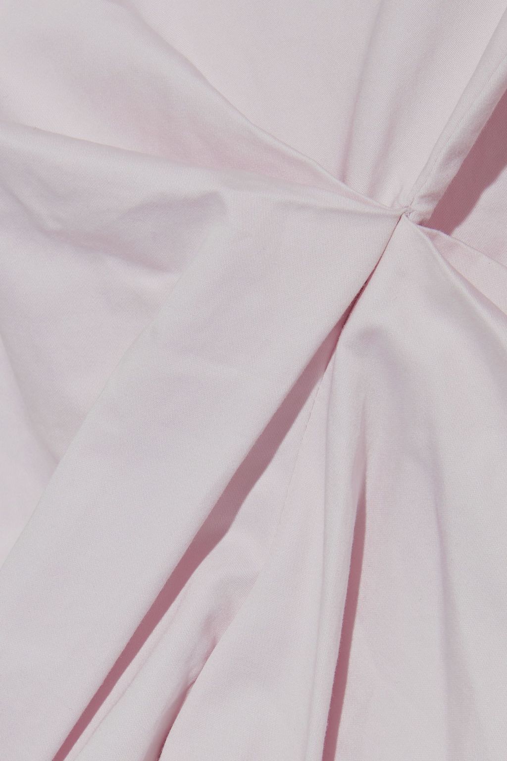 ROKSANDA Belted gathered cotton-poplin dress