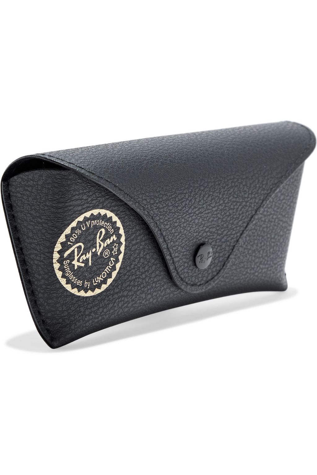 RAY-BAN Oval-frame rose gold-tone sunglasses