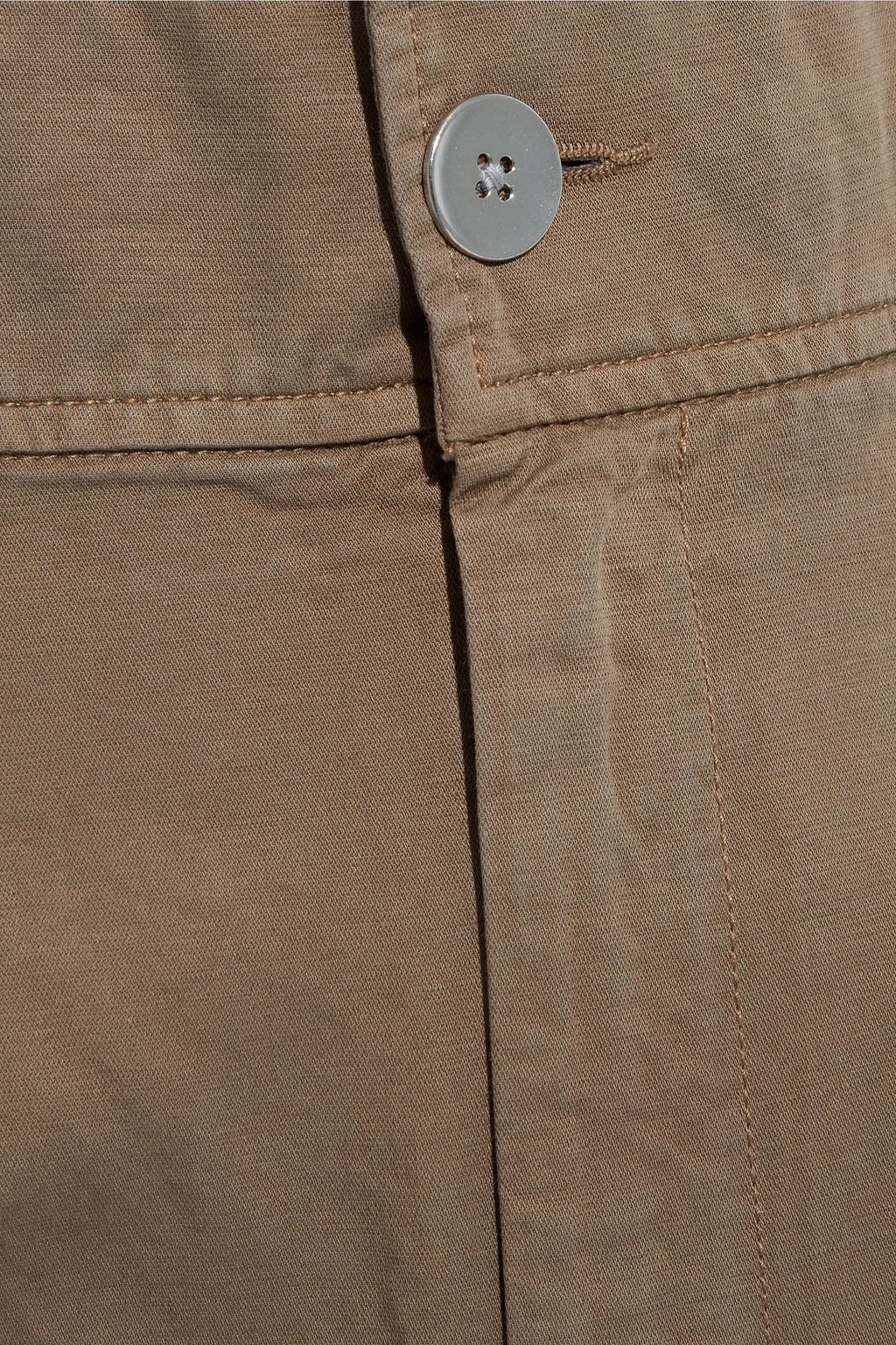 pleated cotton pants