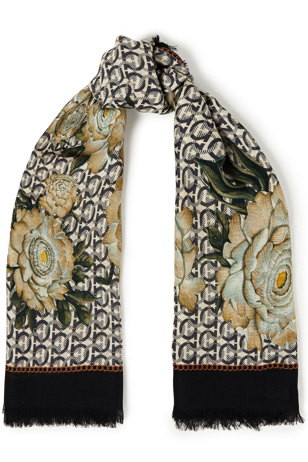 ferragamo wool scarf