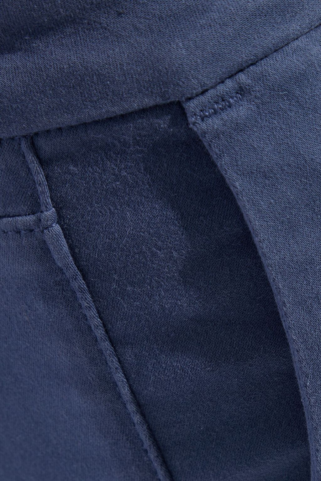 J BRAND Cropped cotton-blend sateen slim-leg pants