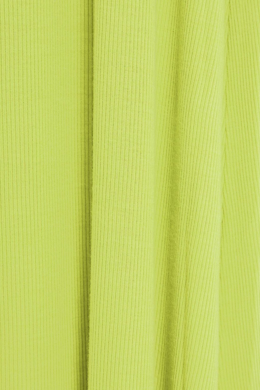 ENZA COSTA Ribbed jersey midi dress