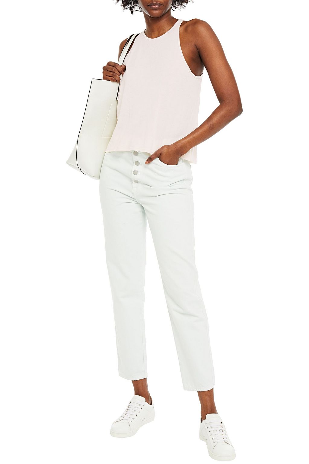ENZA COSTA Pima cotton tank