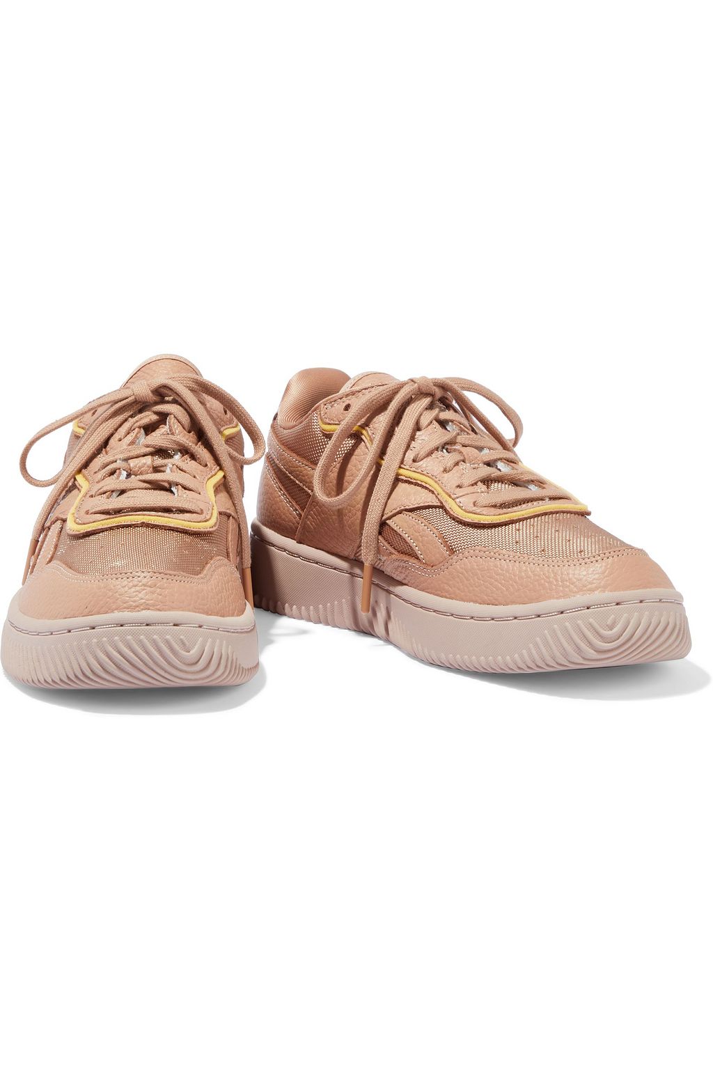 REEBOK X VICTORIA BECKHAM Dual Court II woven and leather sneakers