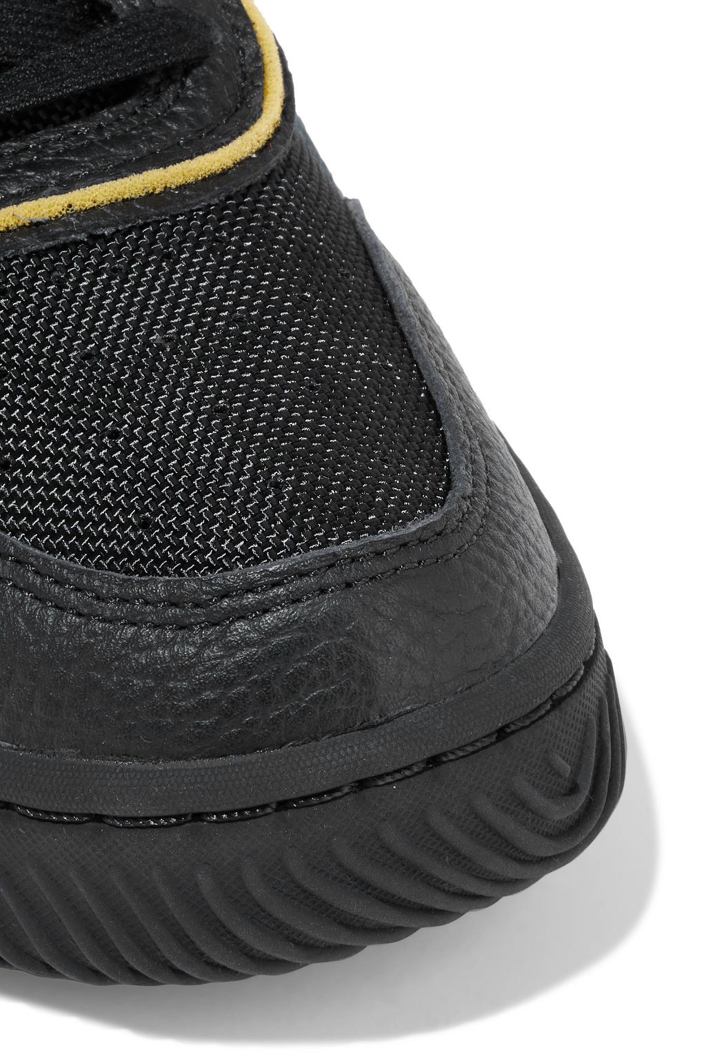REEBOK X VICTORIA BECKHAM Dual Court II pebbled-leather and mesh sneakers