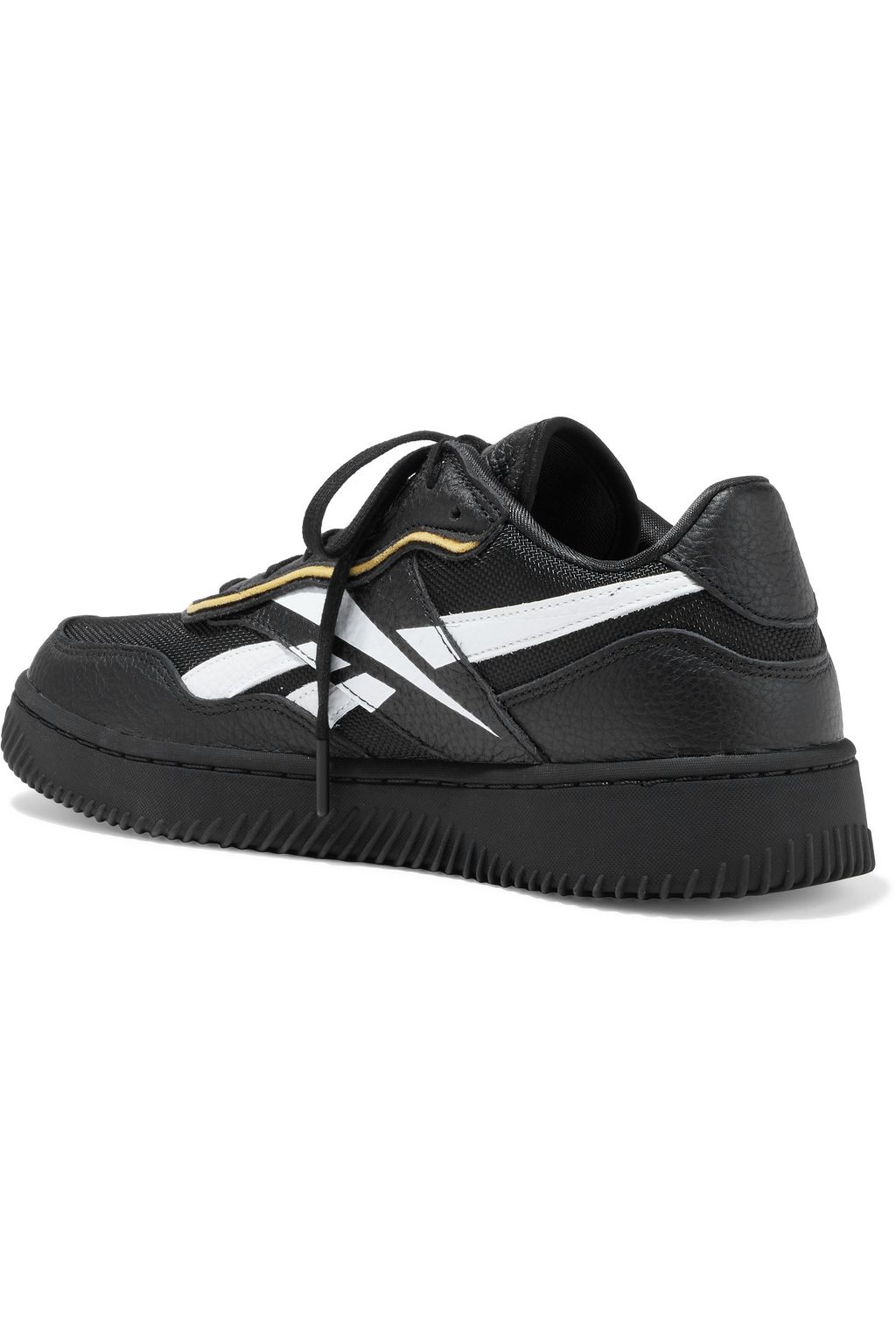 REEBOK X VICTORIA BECKHAM Dual Court II pebbled-leather and mesh sneakers