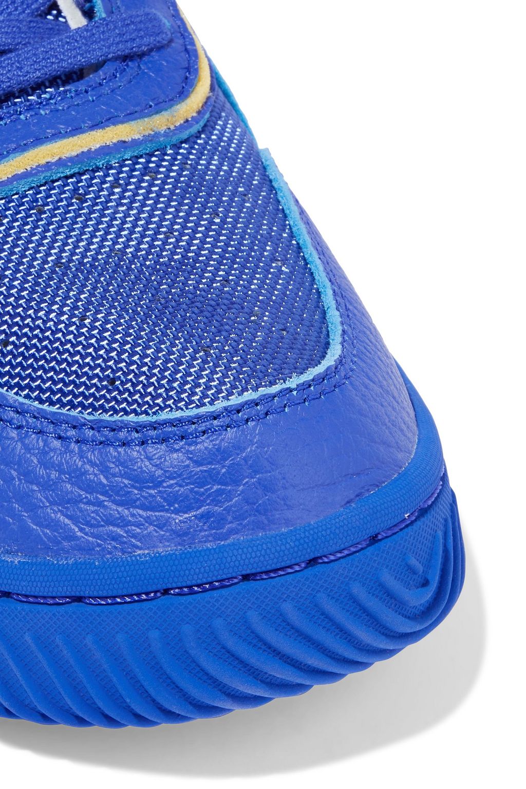 REEBOK X VICTORIA BECKHAM Dual Court II pebbled-leather and mesh sneakers