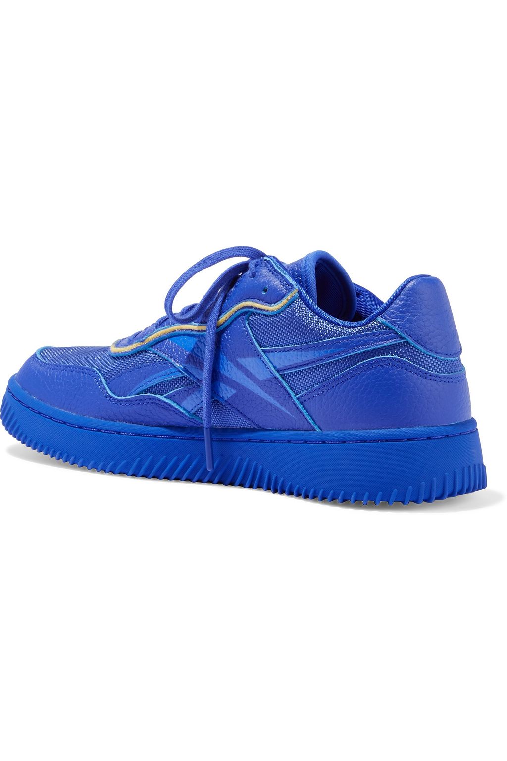 REEBOK X VICTORIA BECKHAM Dual Court II pebbled-leather and mesh sneakers