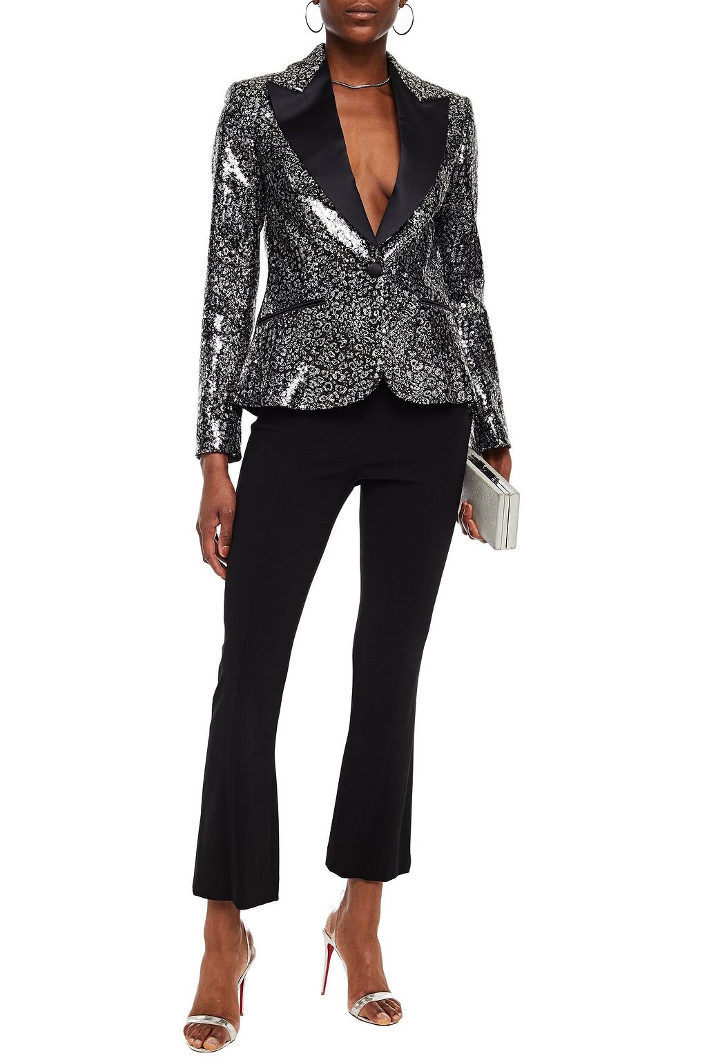 REDEMPTION Sequined tulle blazer