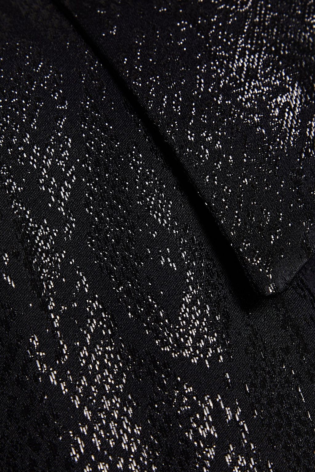 REDEMPTION Metallic snake-print silk-blend jacquard shirt