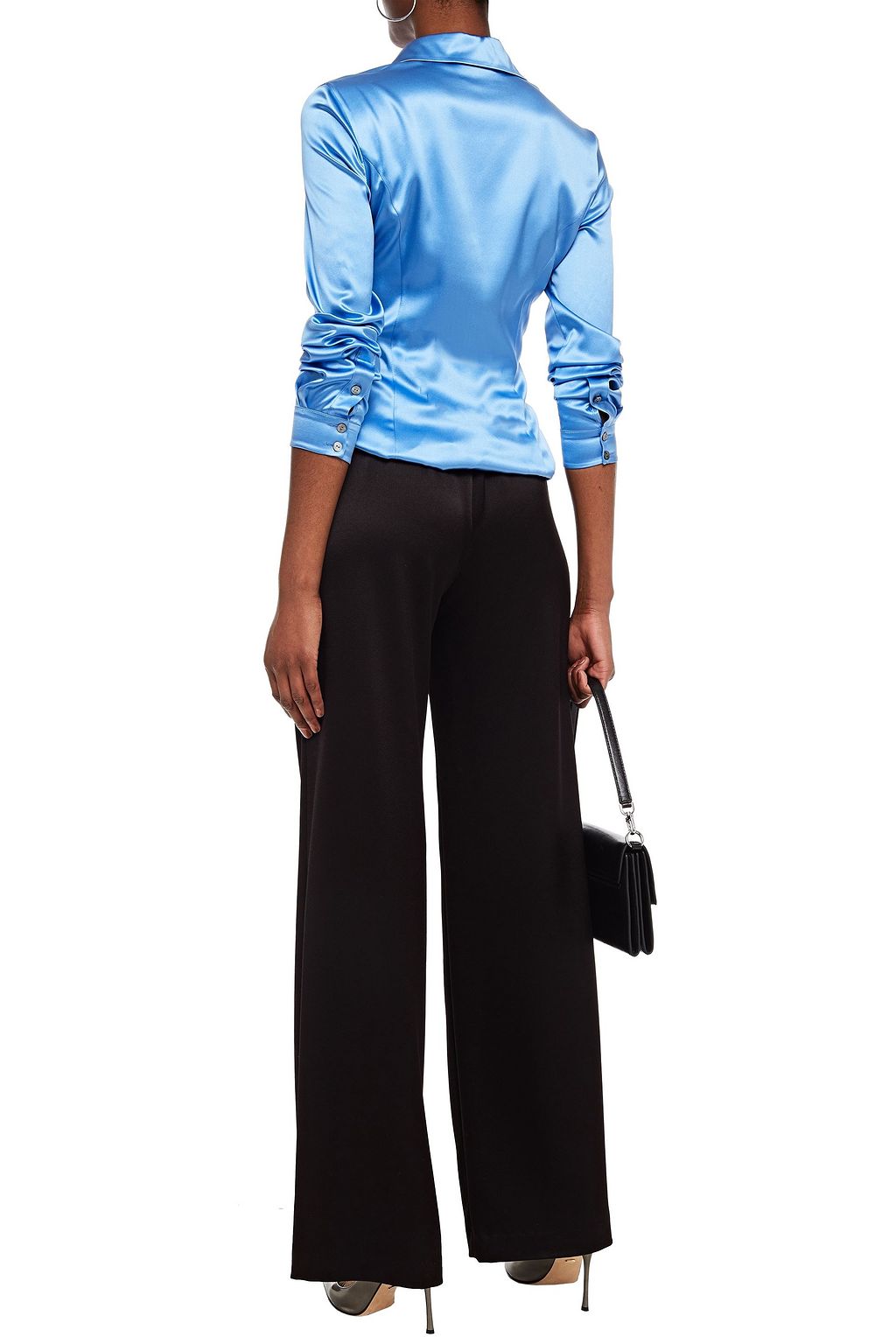 REDEMPTION Silk-blend satin shirt