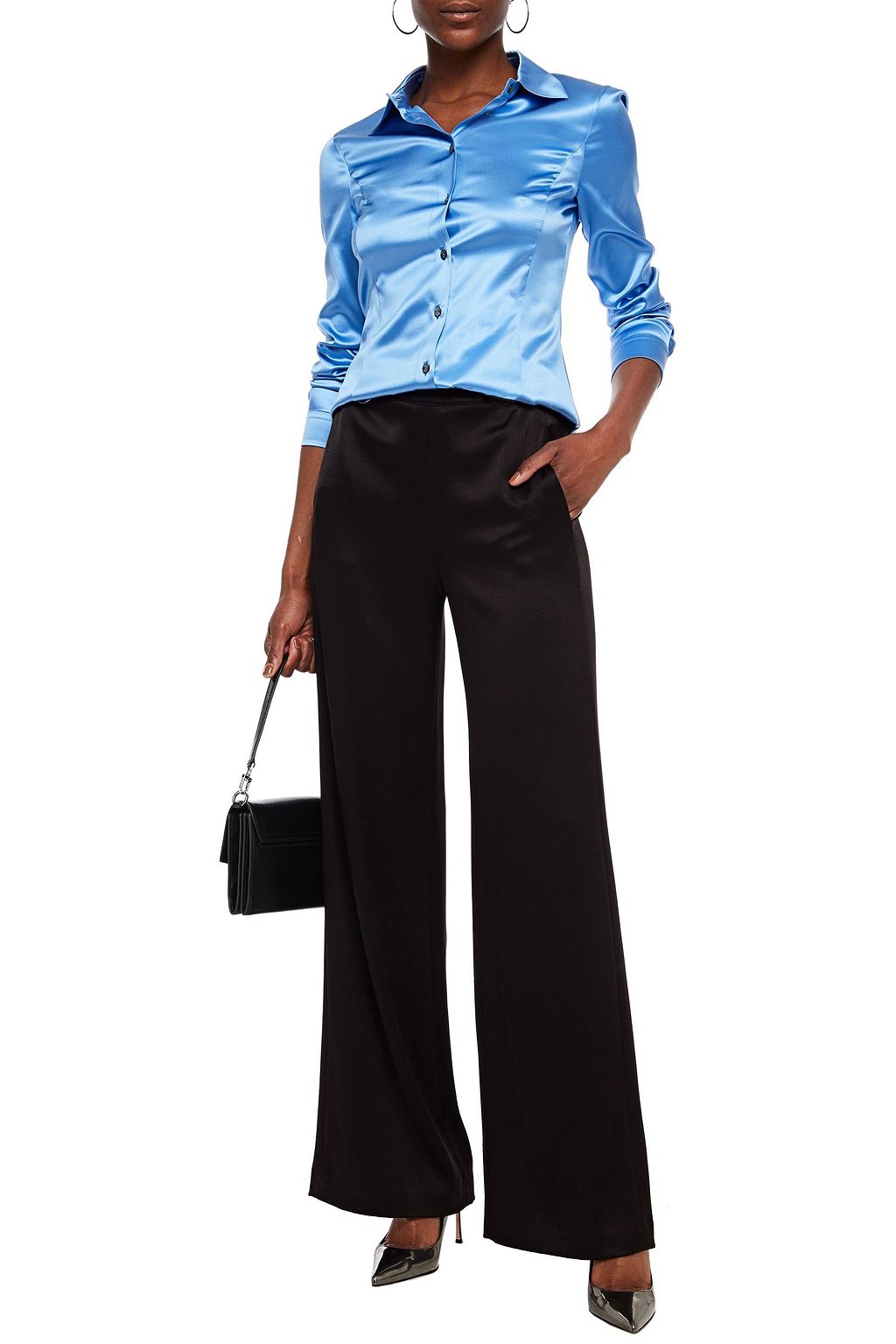 REDEMPTION Silk-blend satin shirt