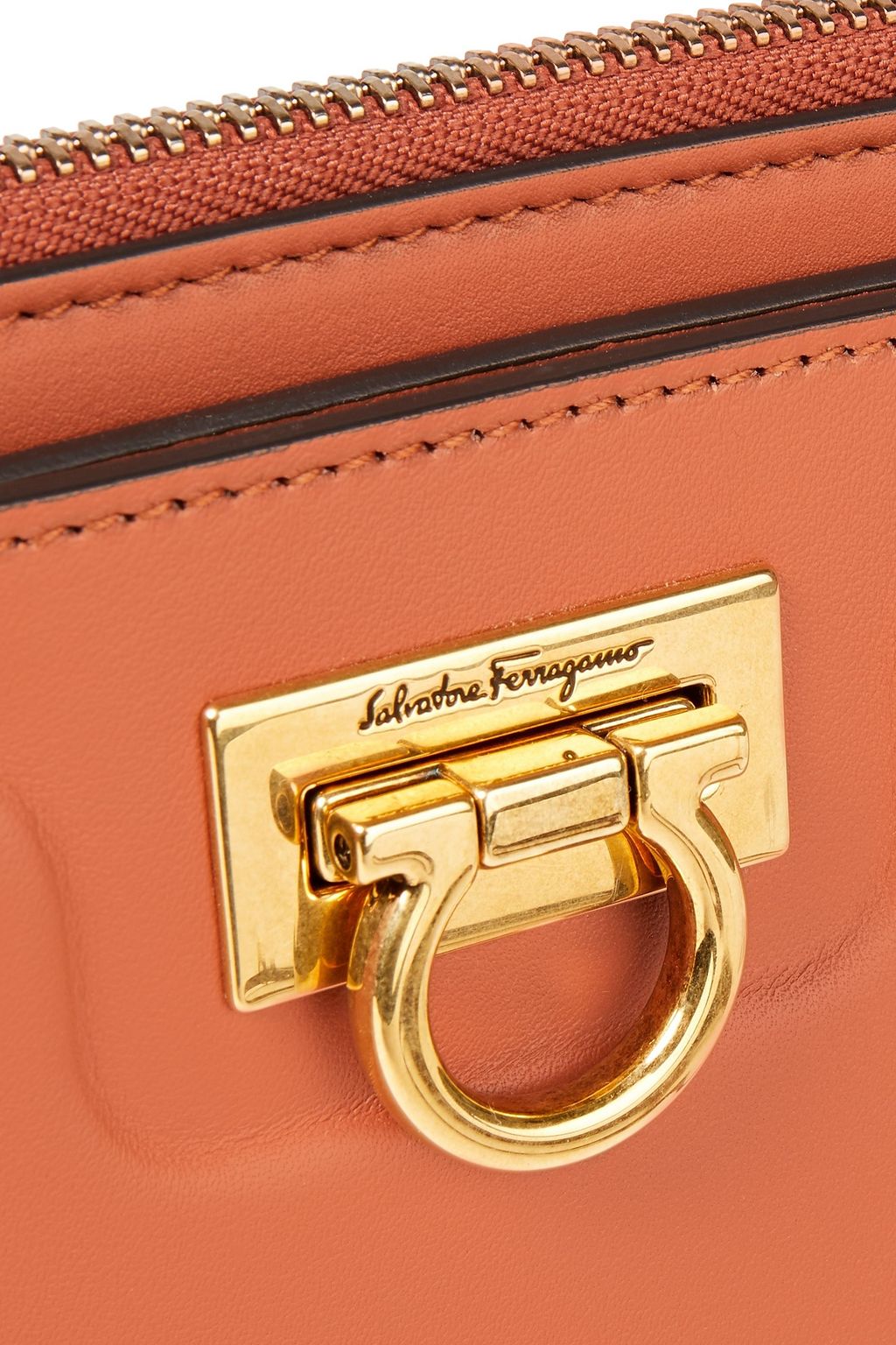 FERRAGAMO Trifolio leather shoulder bag