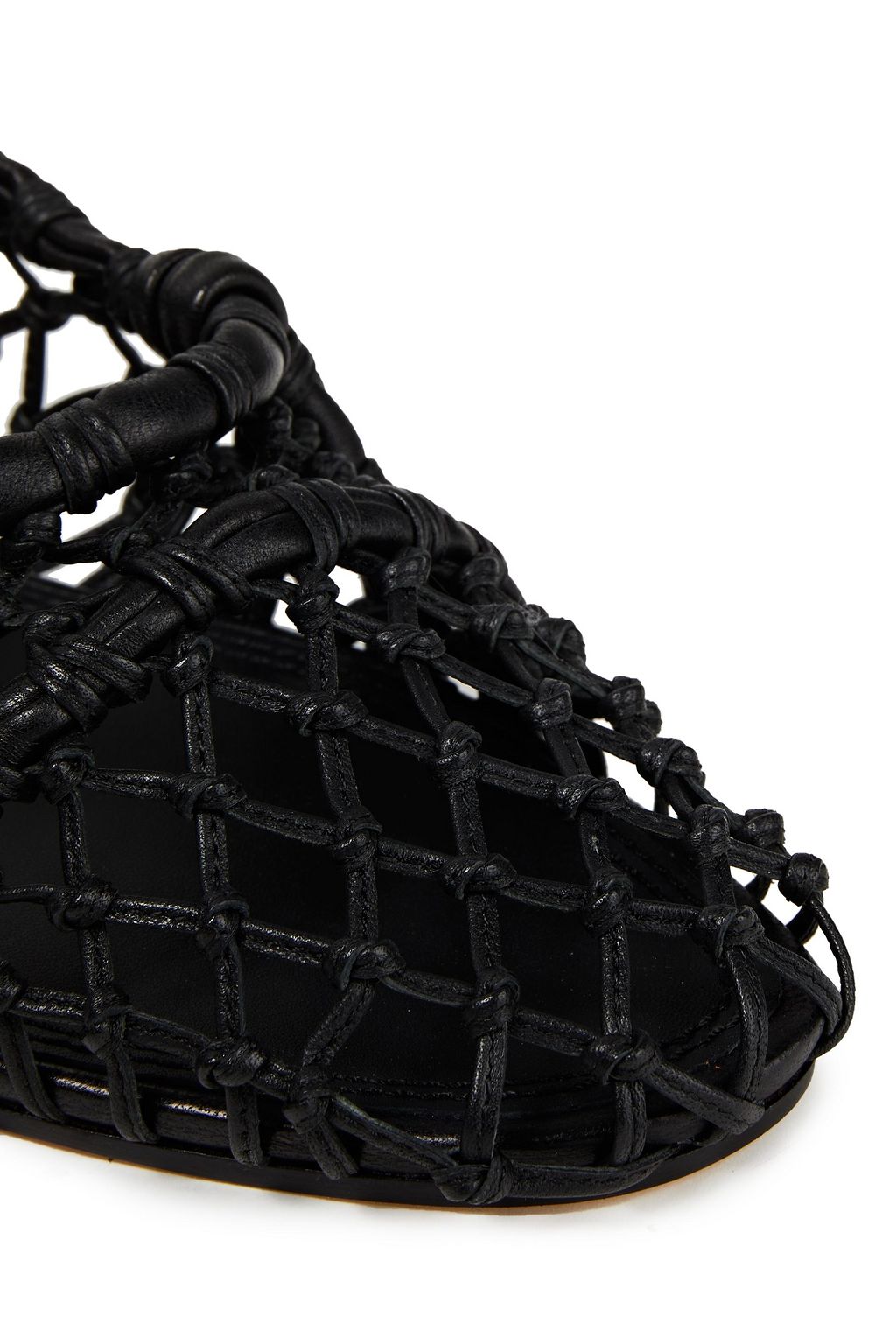 TORY BURCH Helena knotted leather ballet flats