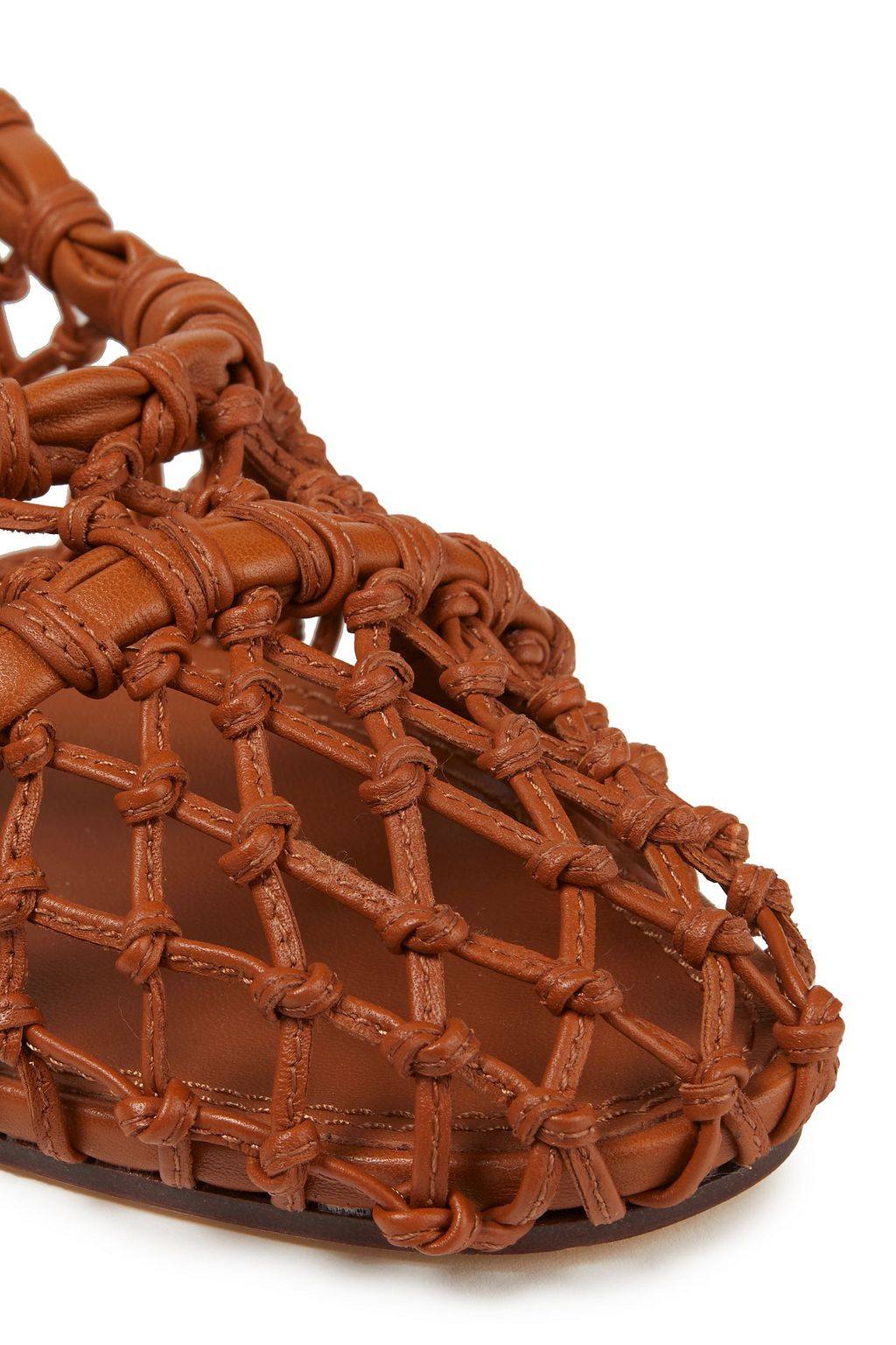 TORY BURCH Helena Ballerinas aus Leder mit Knotendetail