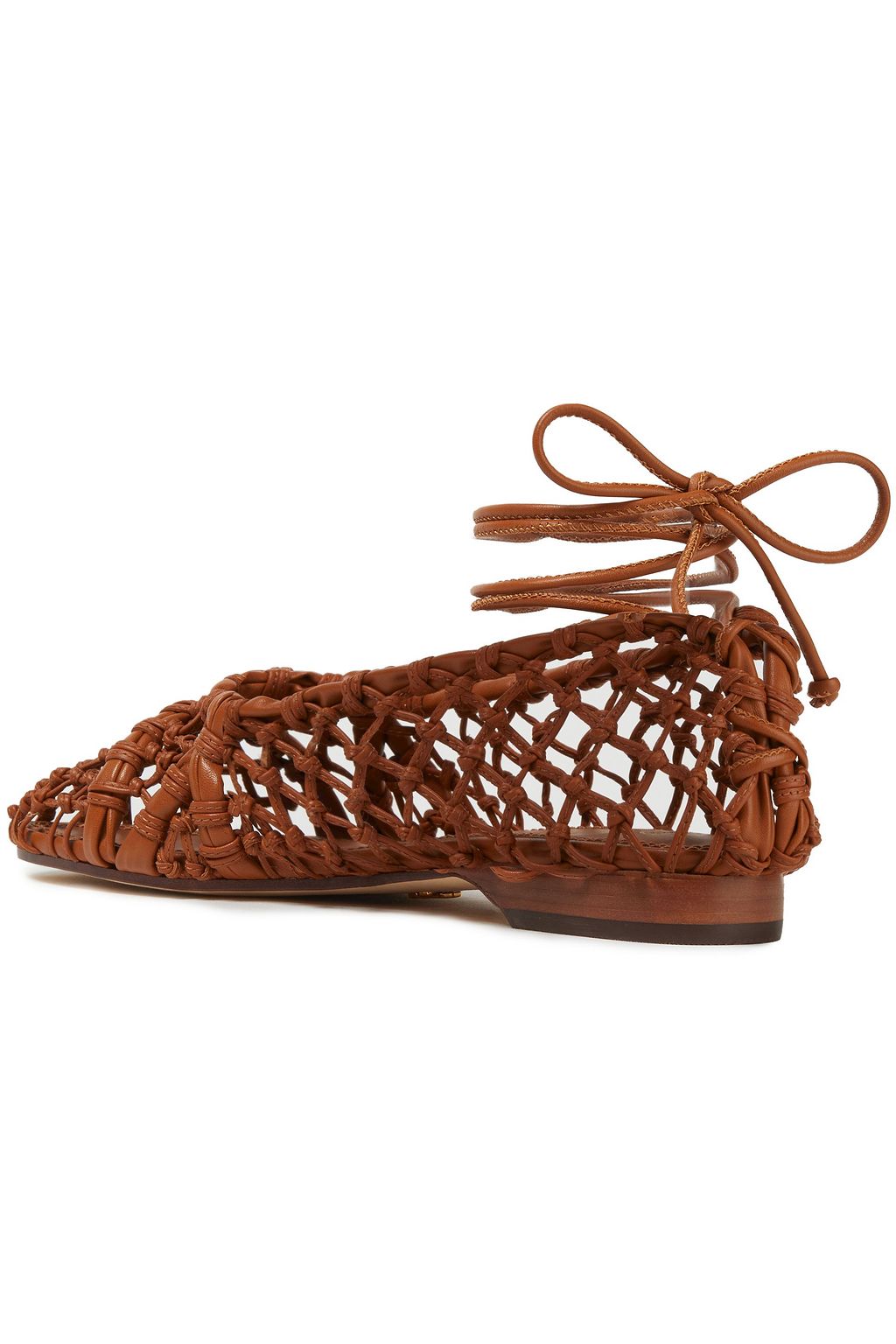 TORY BURCH Helena Ballerinas aus Leder mit Knotendetail