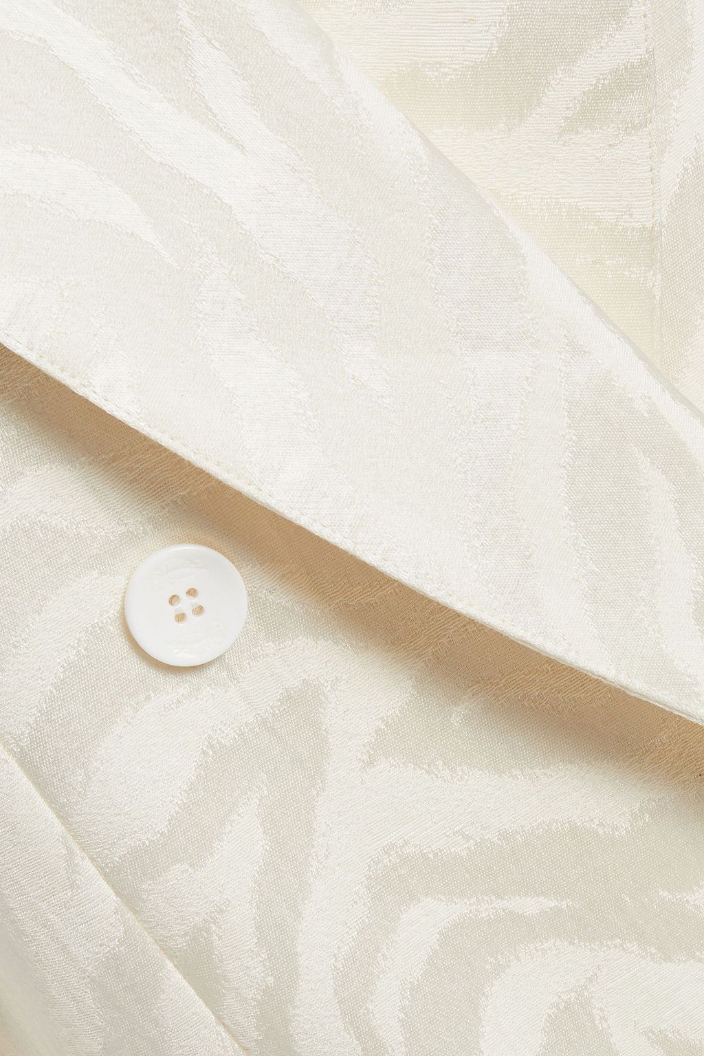 REDEMPTION Double-breasted cotton-blend jacquard blazer