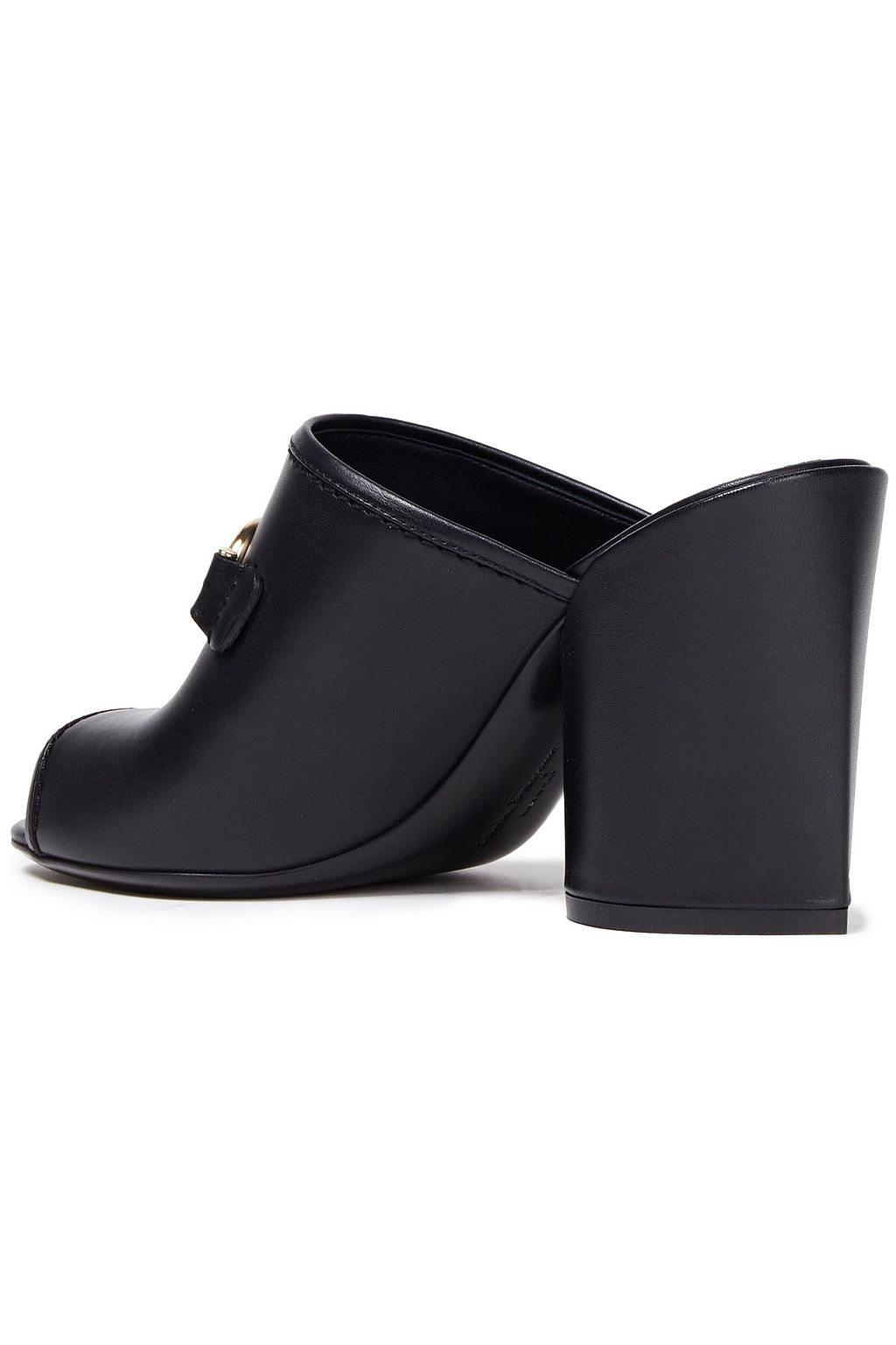 FERRAGAMO Robins 85 embellished leather mules