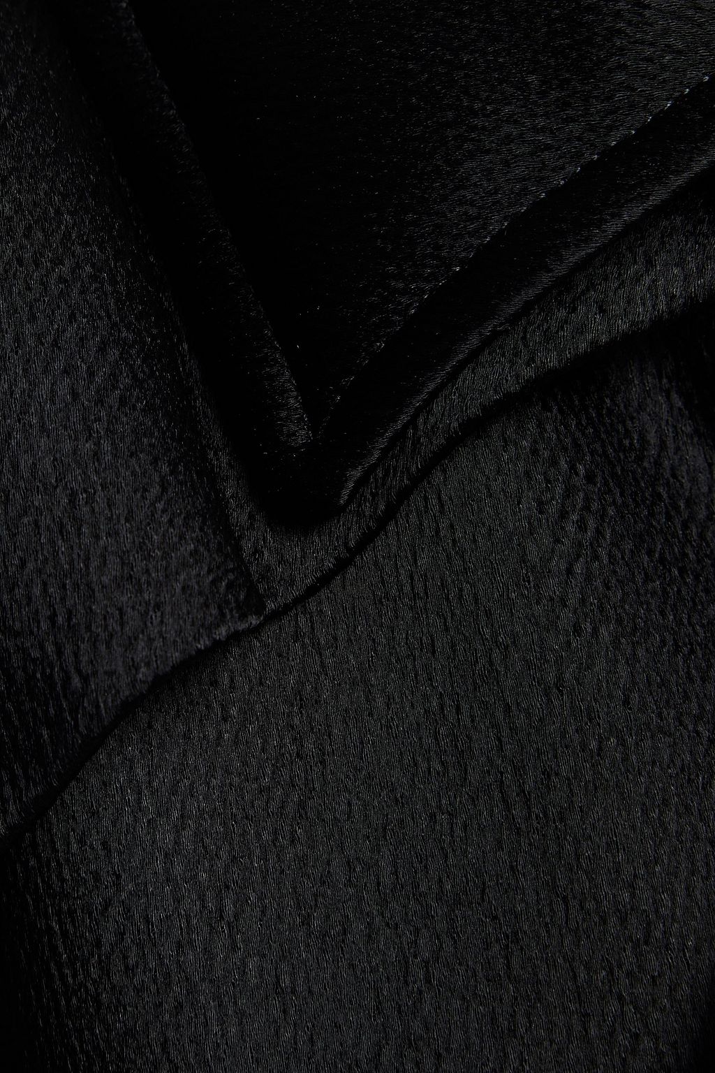 REDEMPTION Belted hammered-satin trench coat