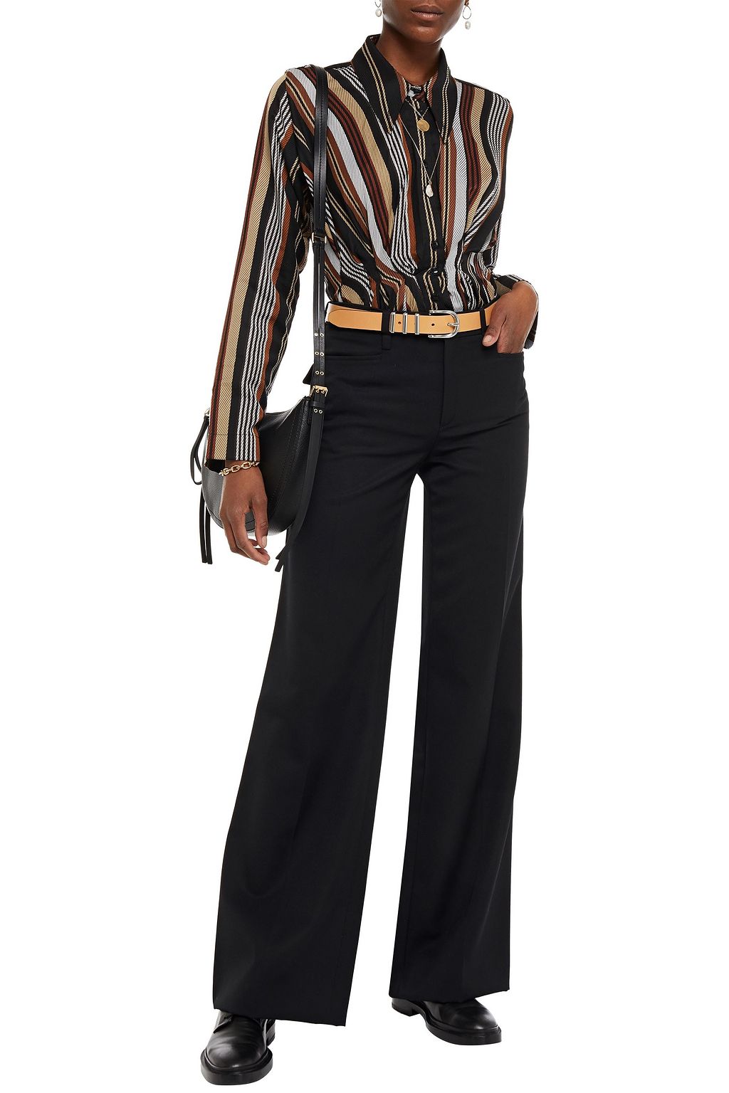 CHLOÉ Twill wide-leg pants