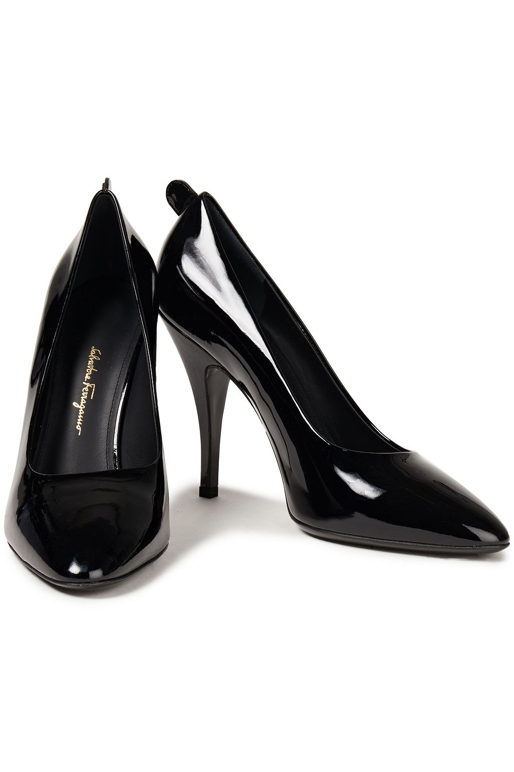 FERRAGAMO Judy patent-leather pumps