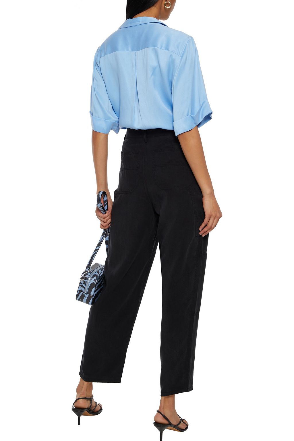 J BRAND Noelle washed-twill straight-leg pants