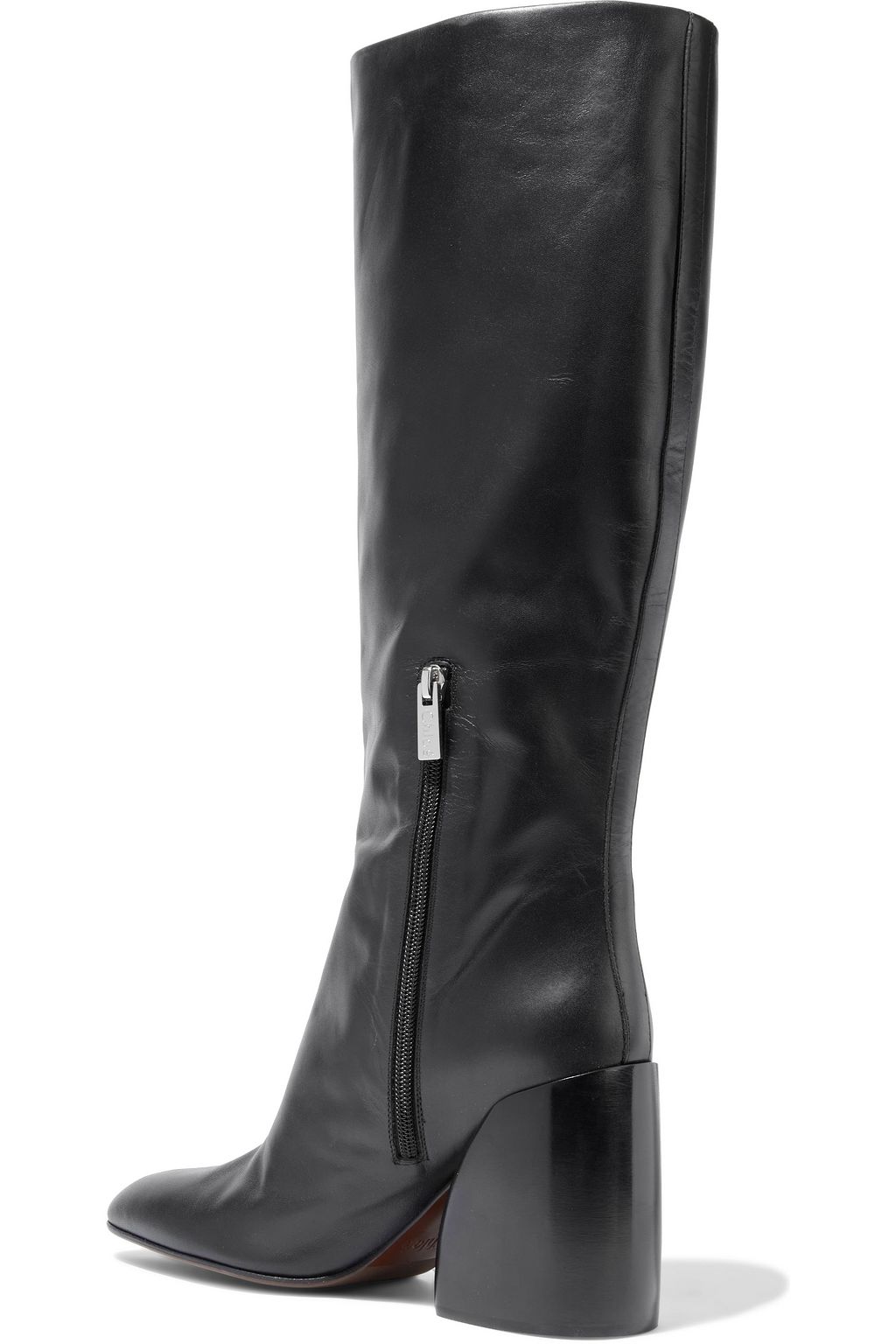 CHLOÉ Wave leather knee boots