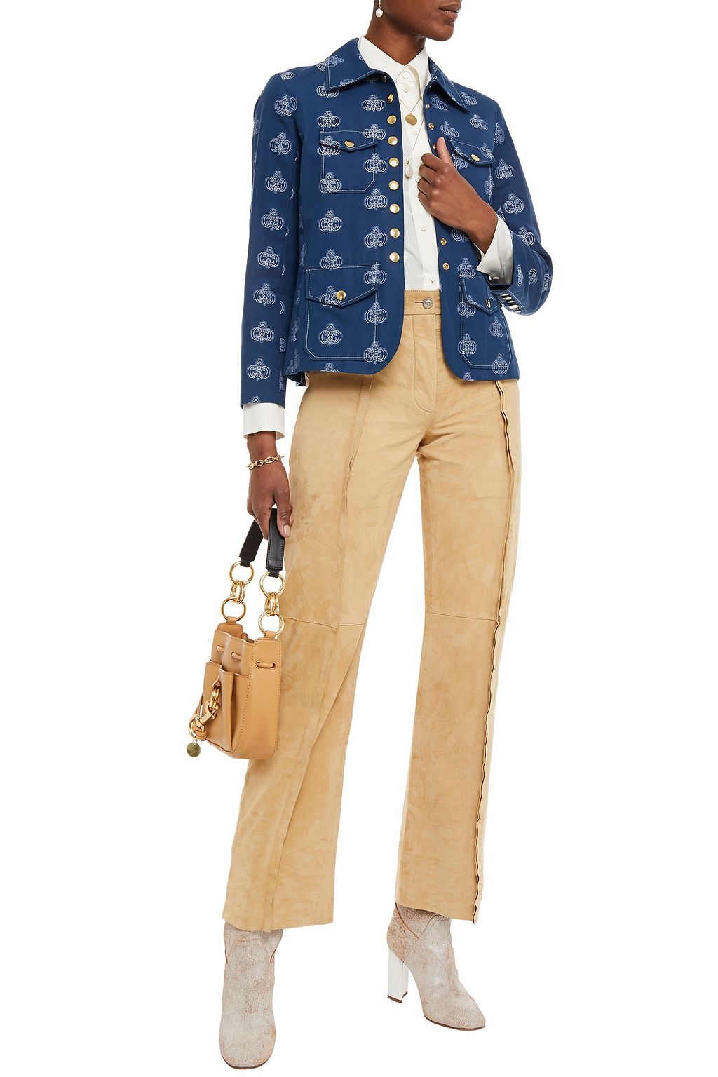 CHLOÉ Cotton-jacquard jacket