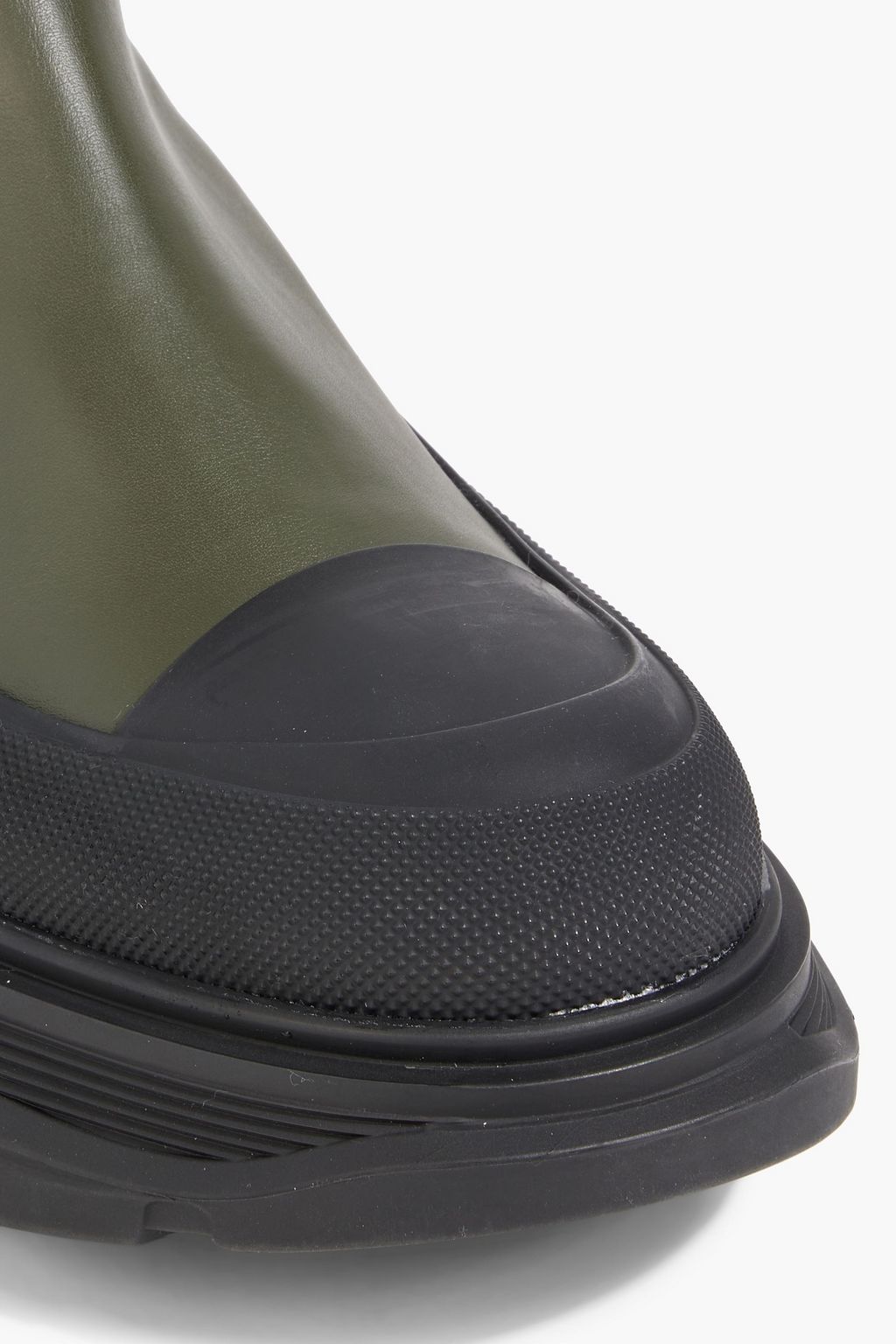 MCQUEEN Tread Slick leather Chelsea boots