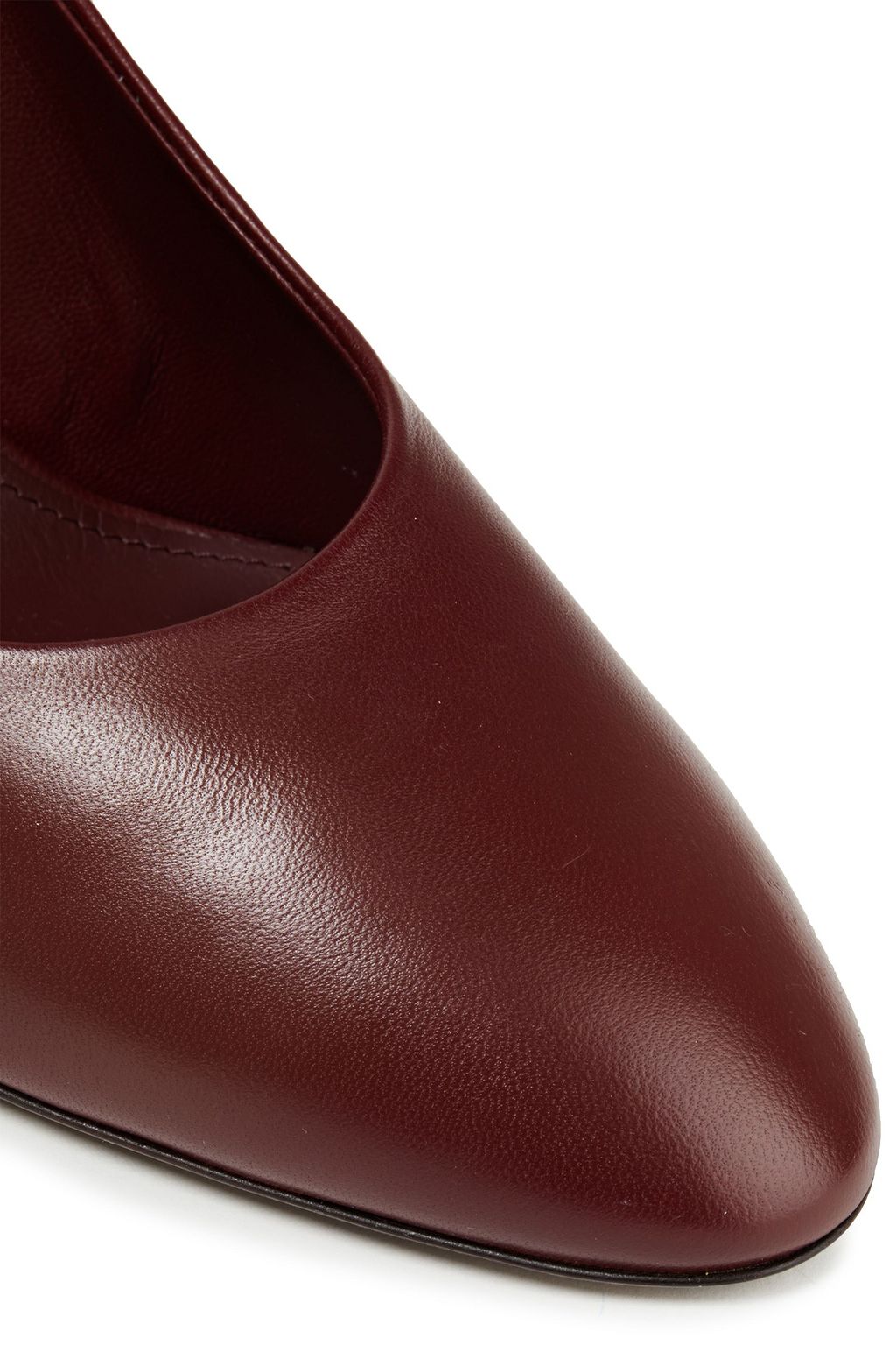 FERRAGAMO Judy 85 leather pumps
