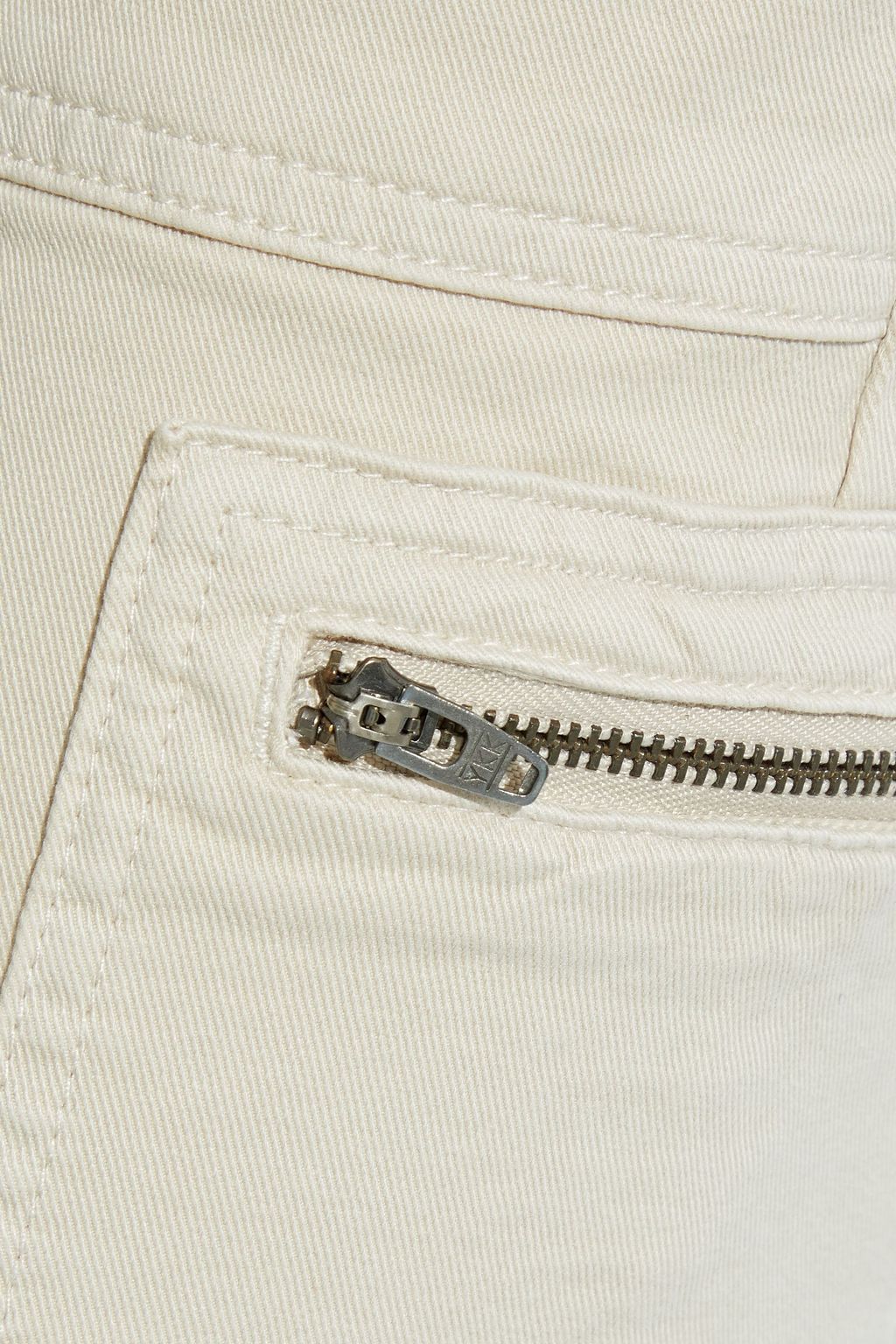 JOIE Park Minirock aus Twill aus einer Baumwollmischung mit Reißverschlussdetails