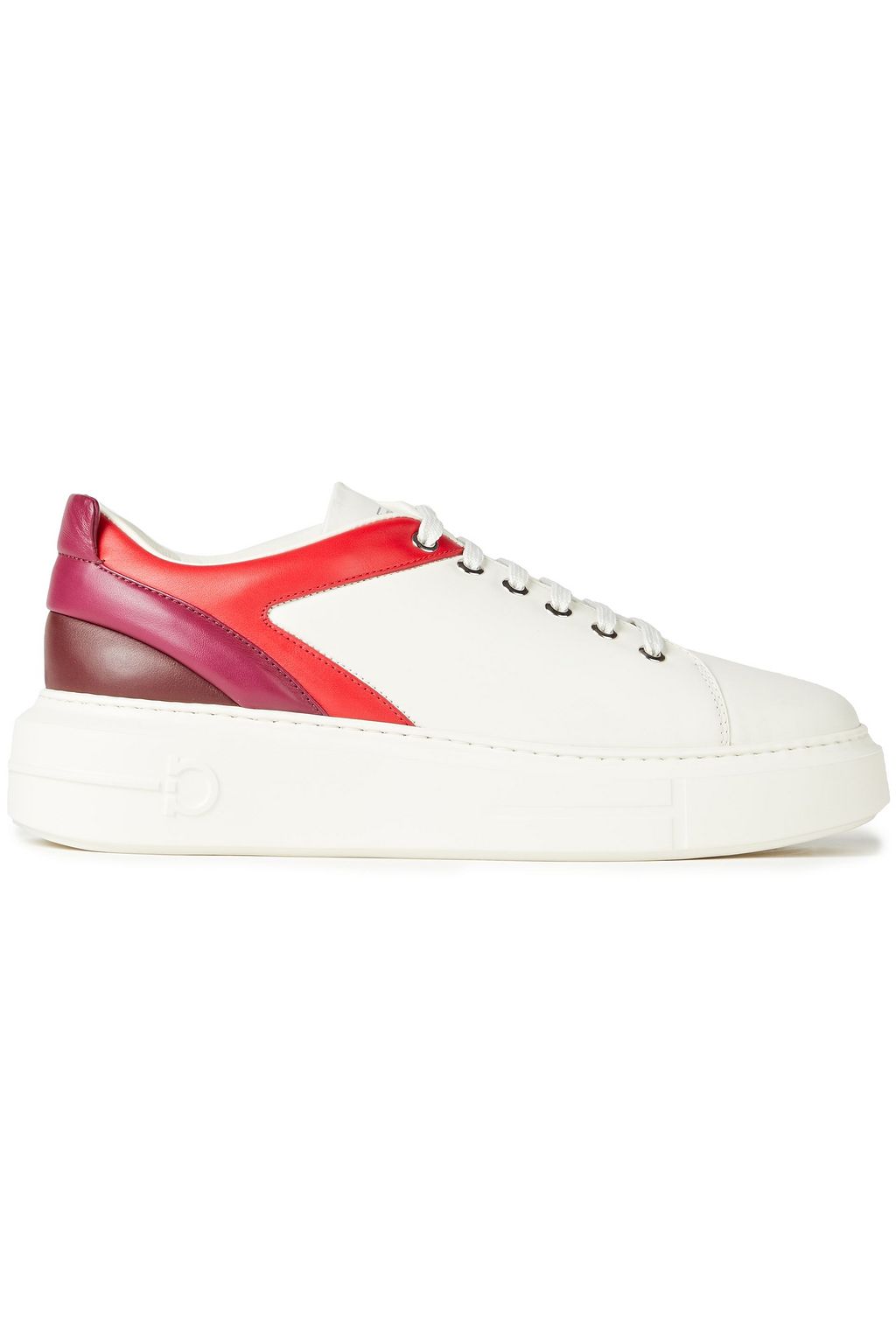 Ferragamo outlet leather sneakers