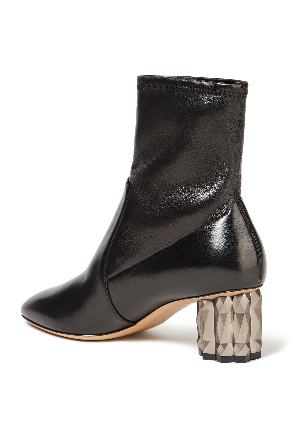 FERRAGAMO Camelia 55 leather ankle boots