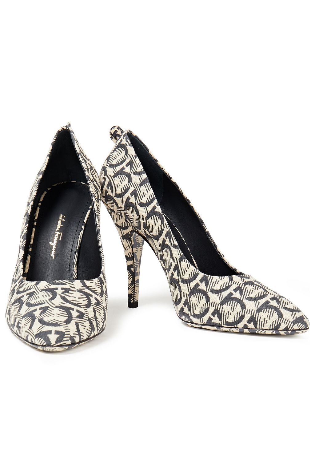 FERRAGAMO Judy 105 jacquard pumps